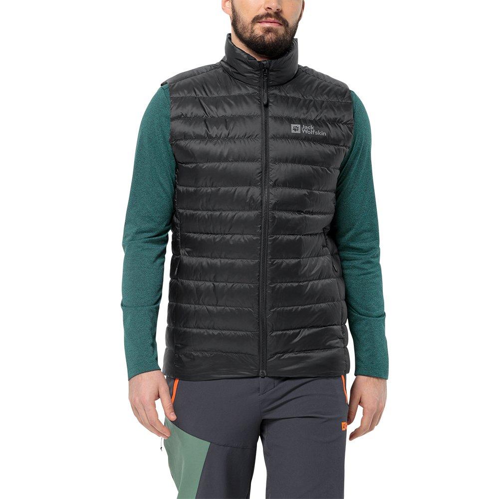 Crna - Jack Wolfskin - Pilvi Down Outdoor Vest - 2