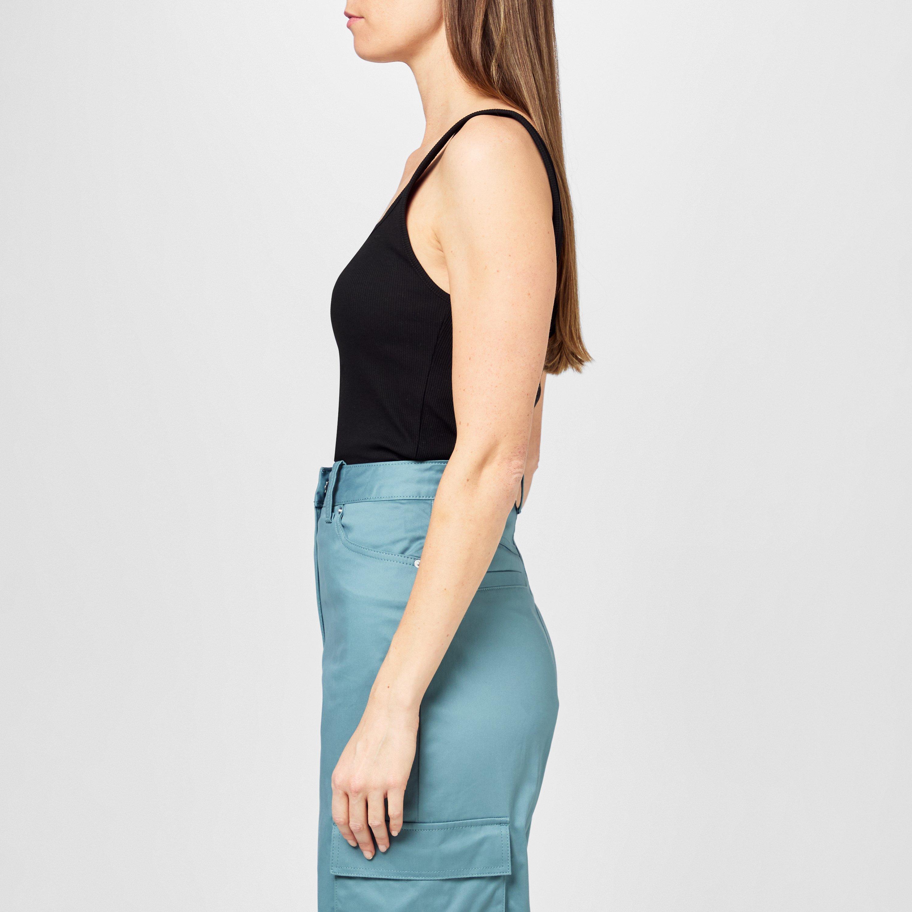 Black - Calvin Klein Jeans - Cropped Monogram Tank Top - 2