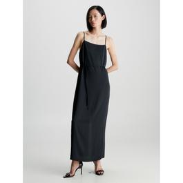 Calvin Klein Crepe Midi Slip Dress