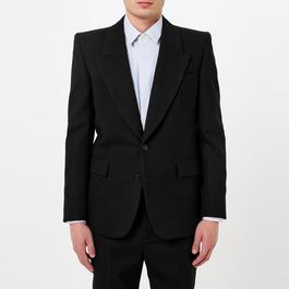 Saint Laurent Pin Stripe Button Blazer