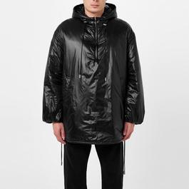 Saint Laurent Cassandre Half Zip Shell Jacket