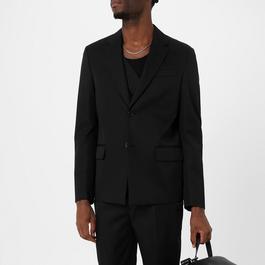 Off White Men's OW Blazer with Tonal Embroidery