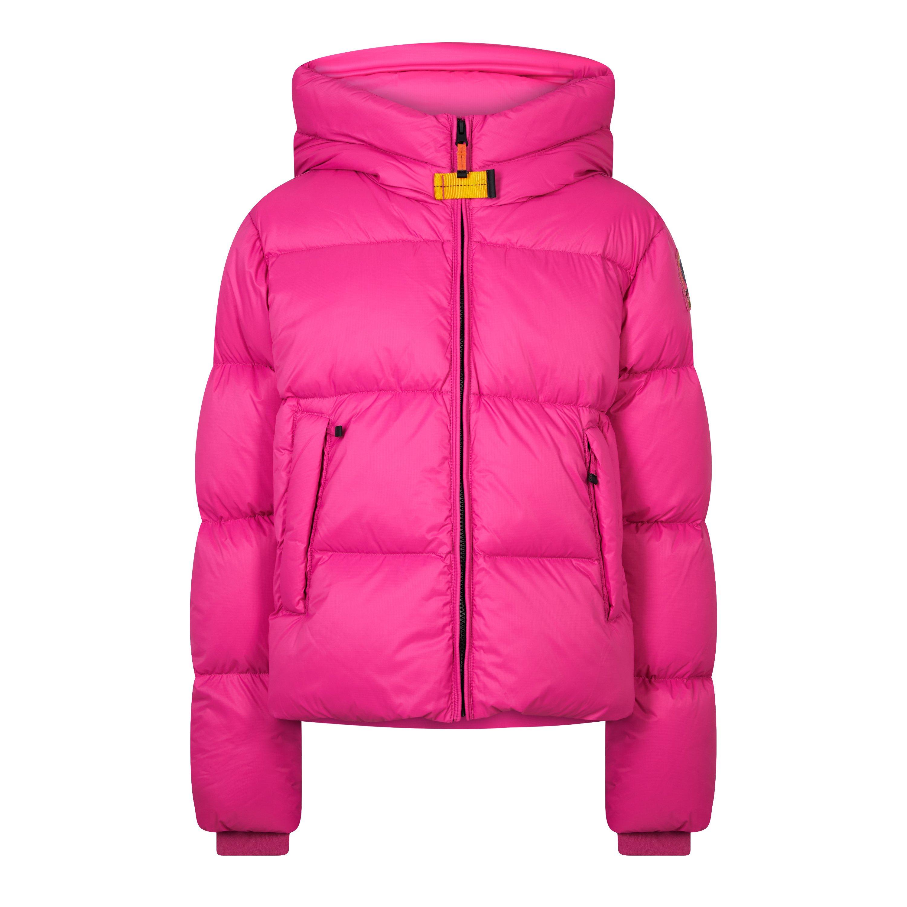 Parajumpers Girls Kids' Anya Duck Down Hooded Short Puffer Jacket - Fuschia 0506 - 14Y