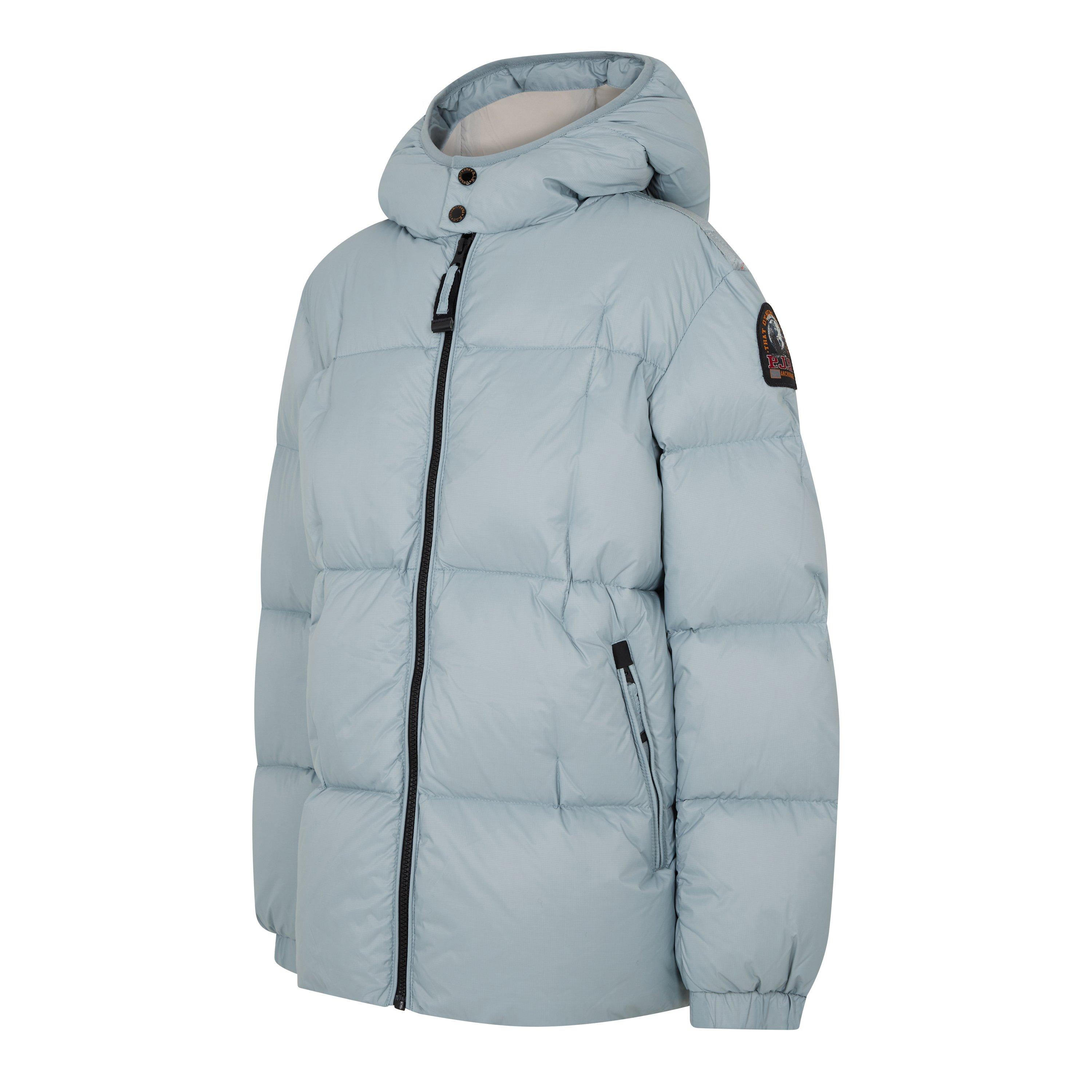 Sky Grey 0260 - Parajumpers - Kids' Daley Insulated Short Puffer Jacket - 3