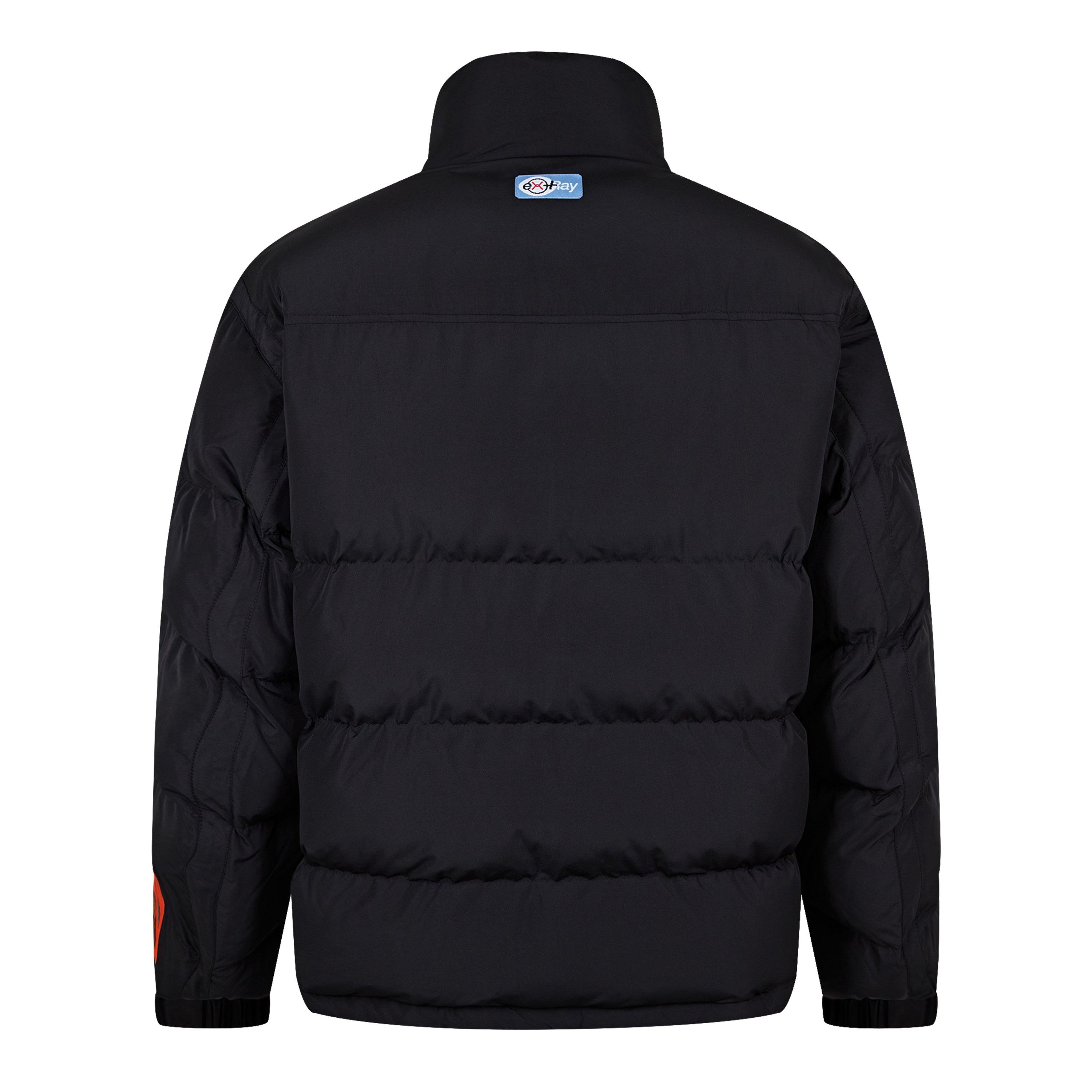 Black - Heron Preston - Men's Ex-Ray Recycled Stand Collar Short Puffer Jacket - 2