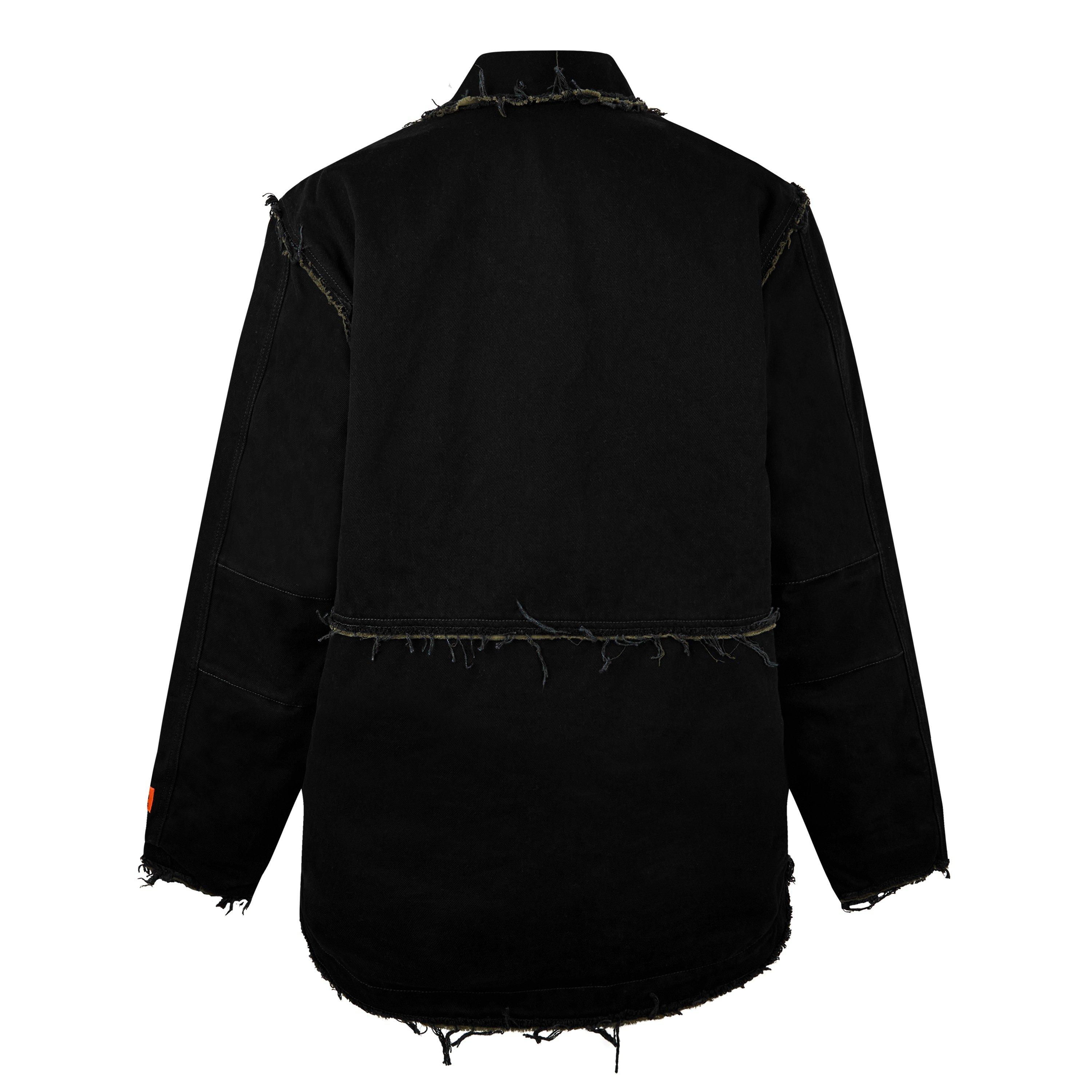 Heron Preston Men's Rebuilt Denim Long Sleeve Field Jacket | Flannels