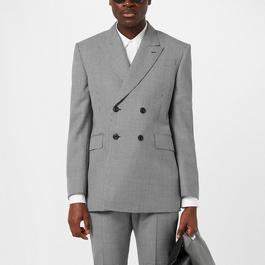 Alexander McQueen Houndstooth Double-Breasted Jacket