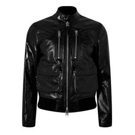 Tom Ford Vinyl Leather Biker Jacket