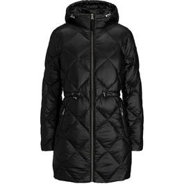 Lauren by Ralph Lauren Belted Quilted Anorak