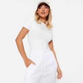 I Saw It First ISAWITFIRST Double Layered Slinky Cropped T Shirt