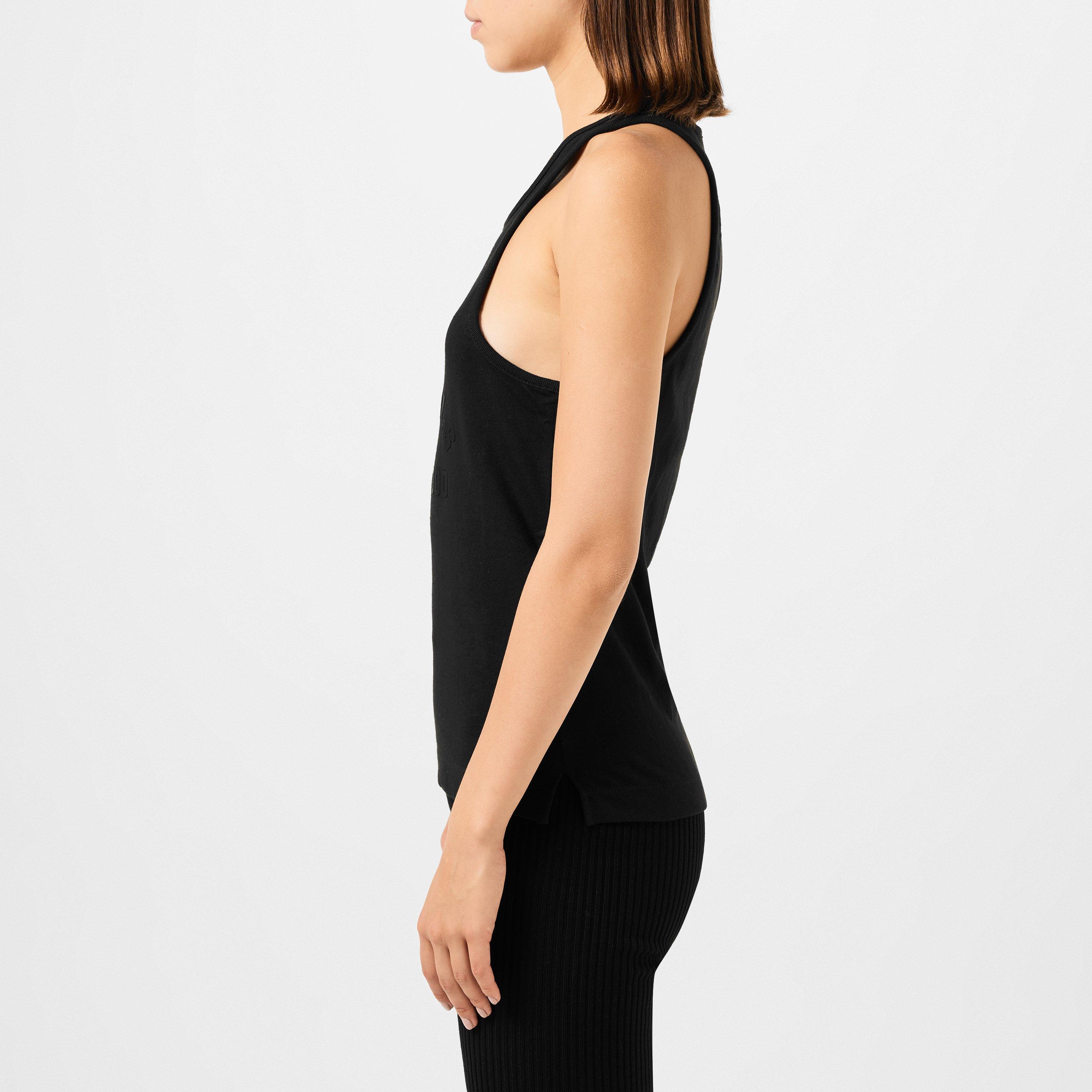 Jet Black - Fear Of God Essentials - Logo Printed Tank Top - 2