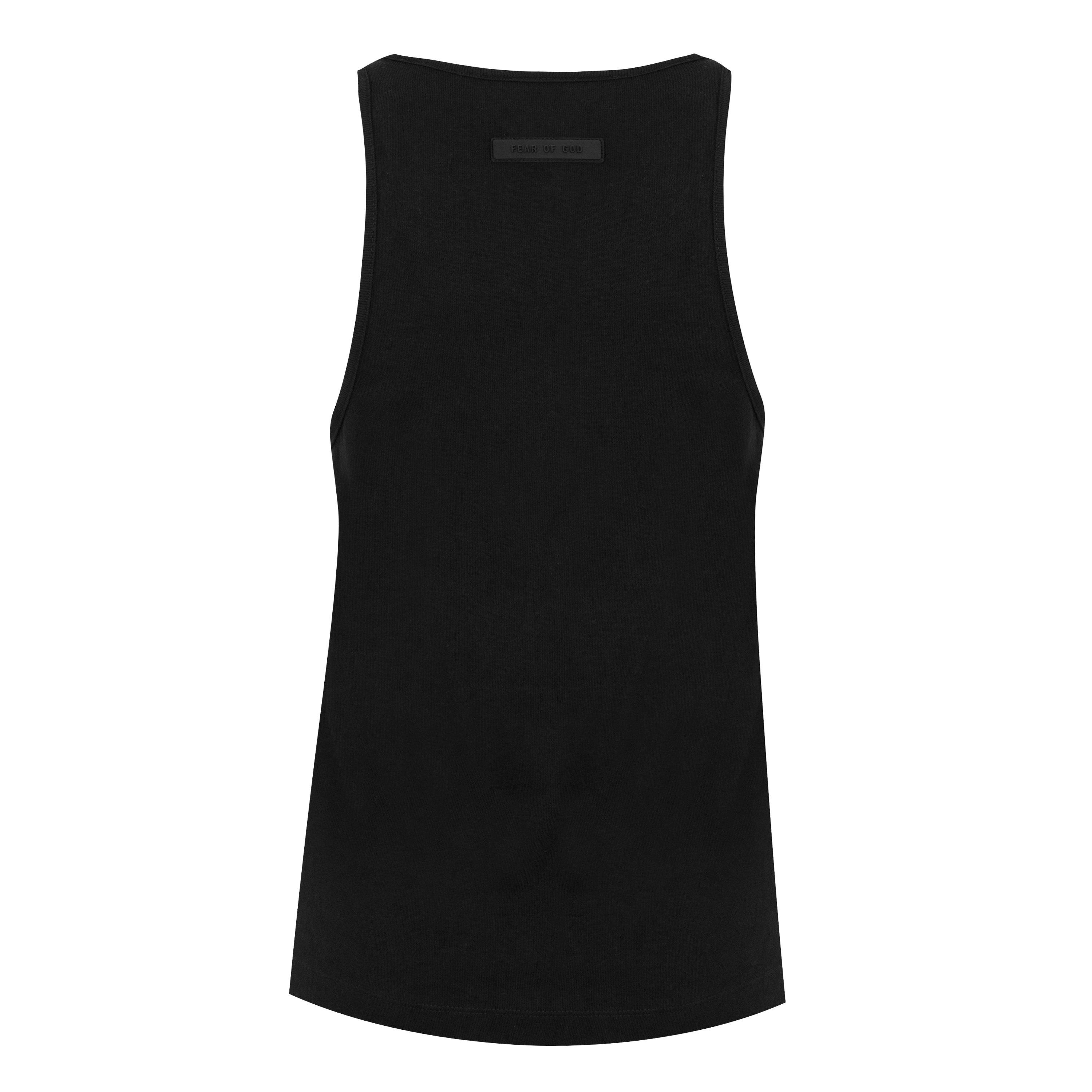 Jet Black - Fear Of God Essentials - Logo Printed Tank Top - 6