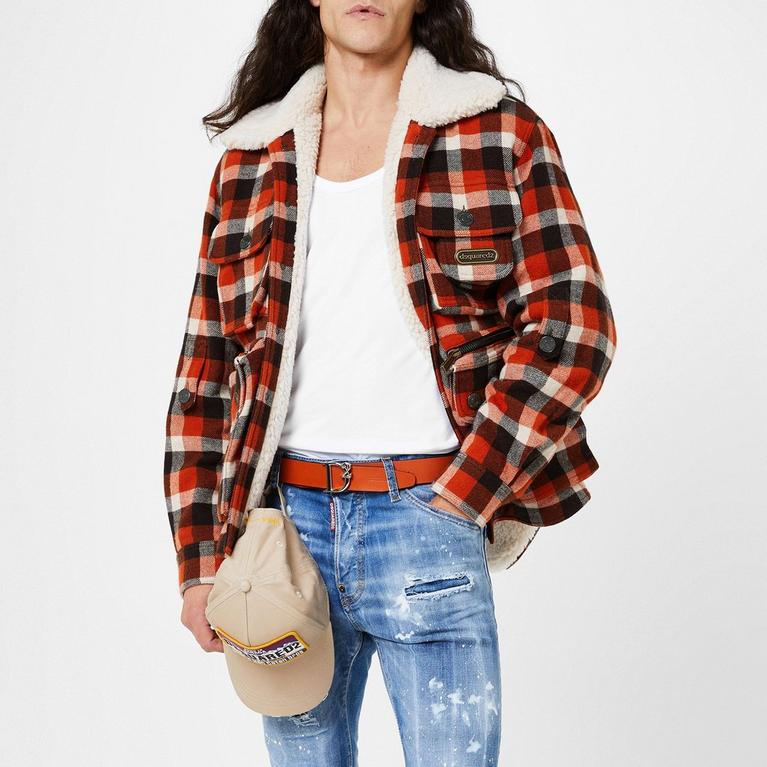 DSquared2 | Checked Pattern Jacket | Bomber Jackets | Cruise DSquared2 | Checked Pattern Jacket | Bomber Jackets | Cruise