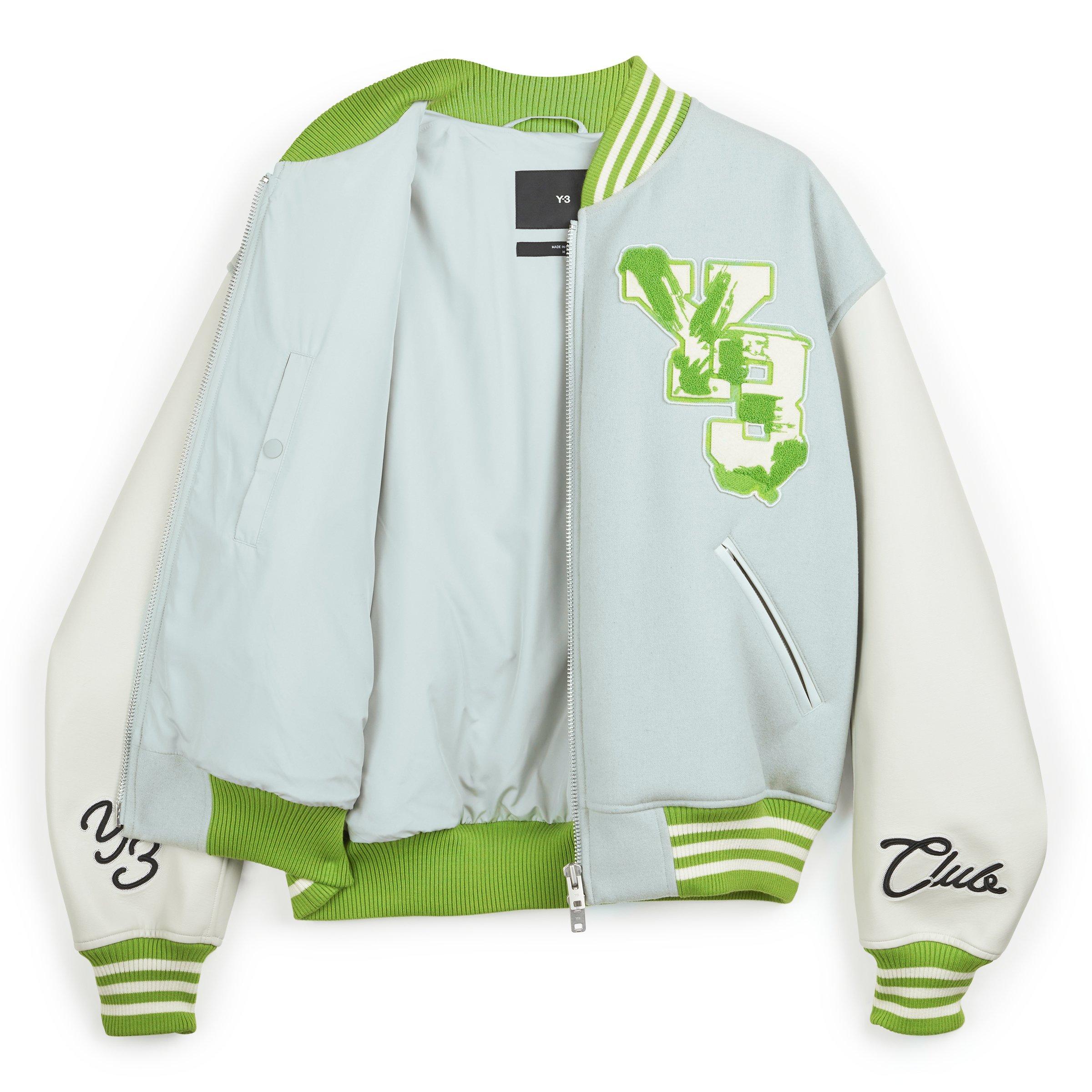 Orbit Grey - Y3 - Men's Varsity Bomber Jacket - 11