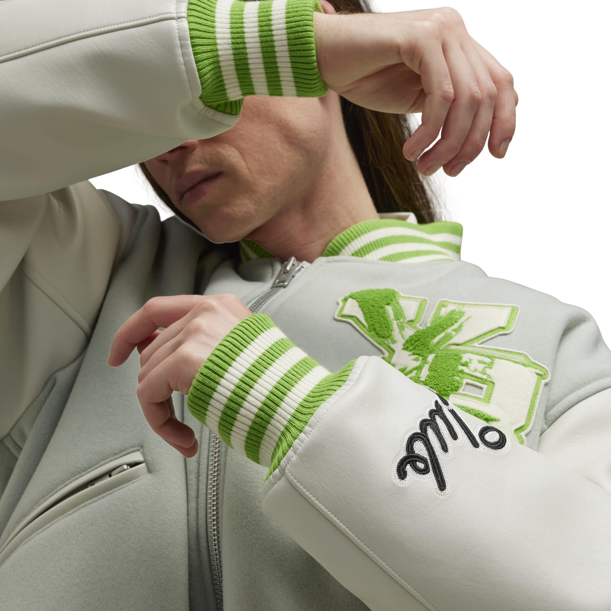 Orbit Grey - Y3 - Men's Varsity Bomber Jacket - 9