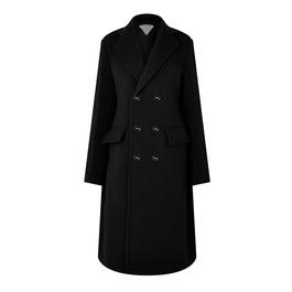 Bottega Veneta Double Breasted Cape Coat