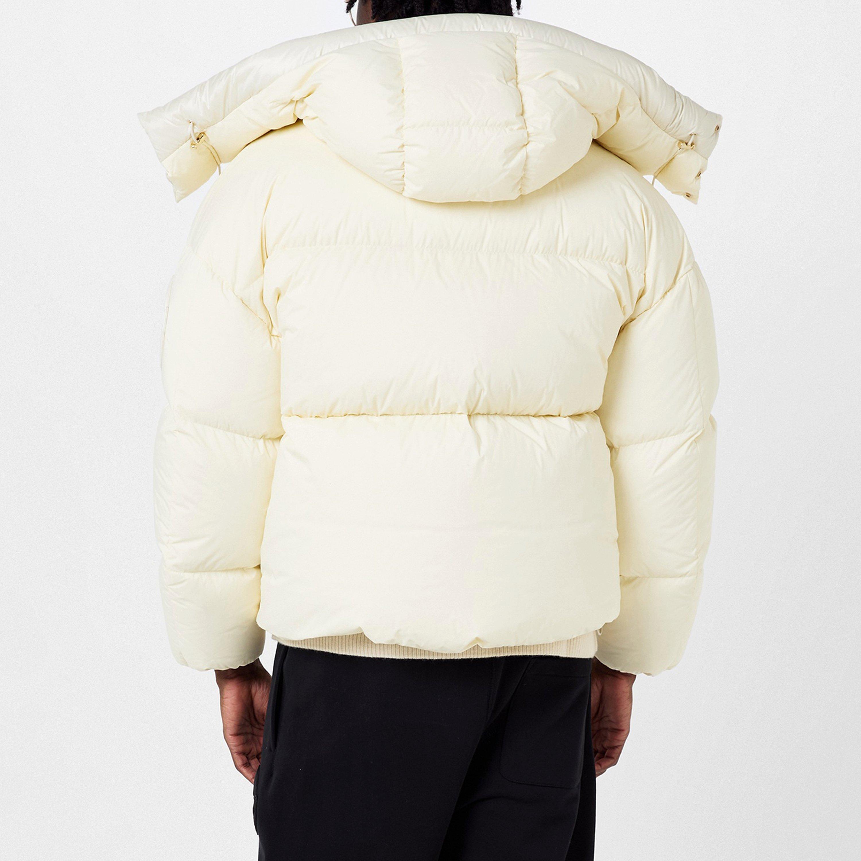 White 04B - Moncler X Roc Nation Jay-Z - Men's Antila Down Hooded Long Sleeve Short Puffer Jacket - 2