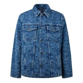 Off White Men's Wave Shirt, 100% Cotton