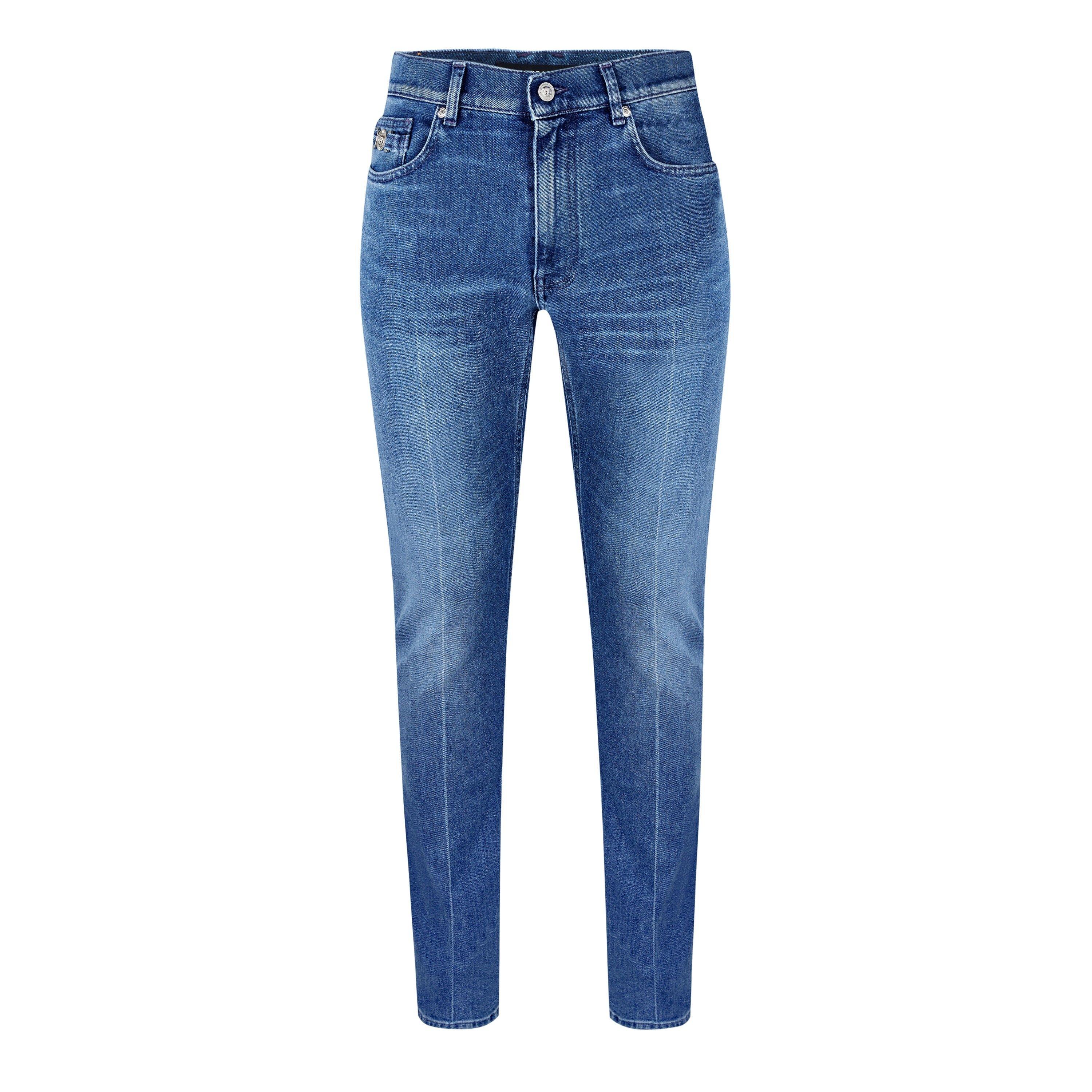 Medium Blue - Versace - Taylor Slim Jeans - 5