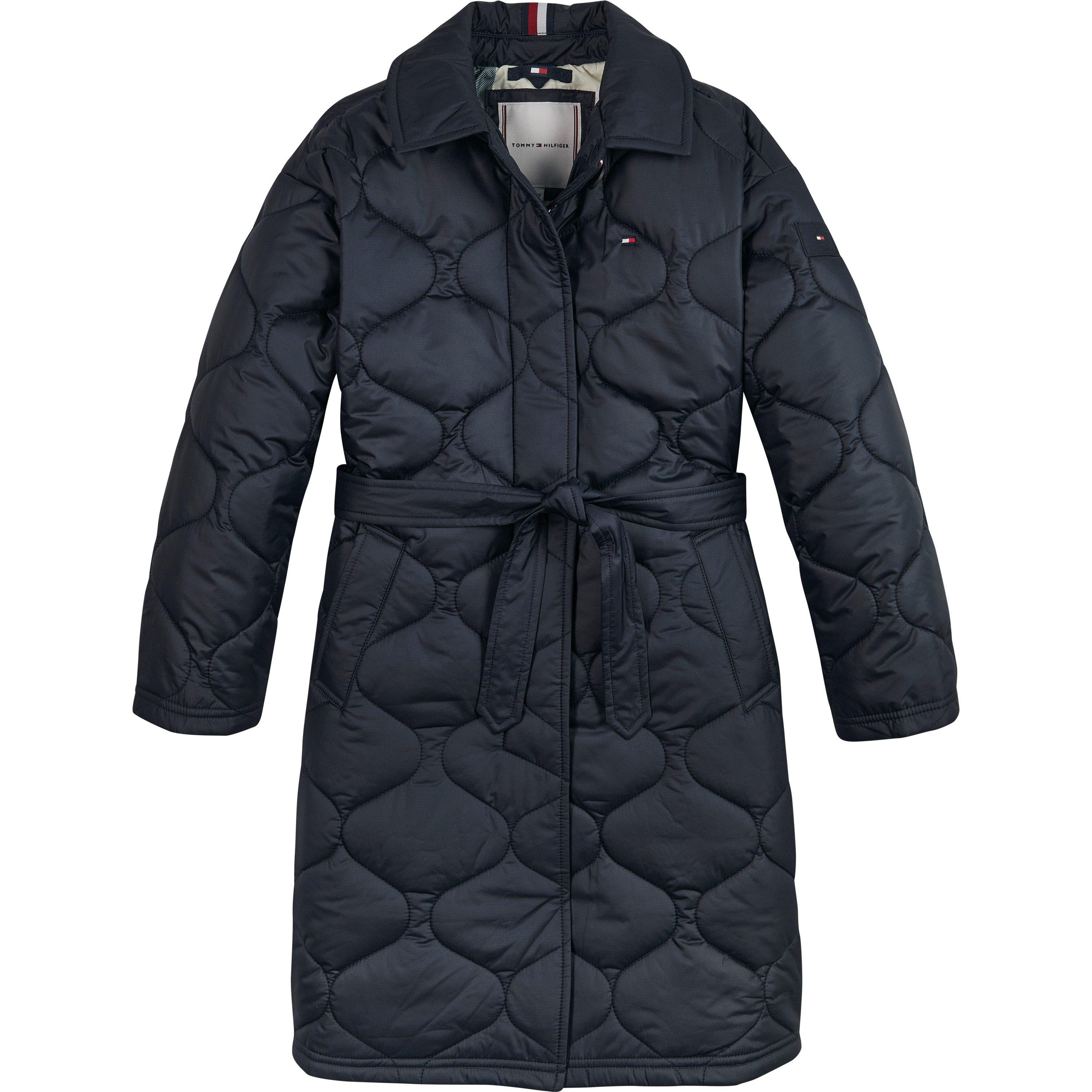 Maxi Puffer Coat Ladies Long Tommy Hilfiger Coat Down Coat MODERN