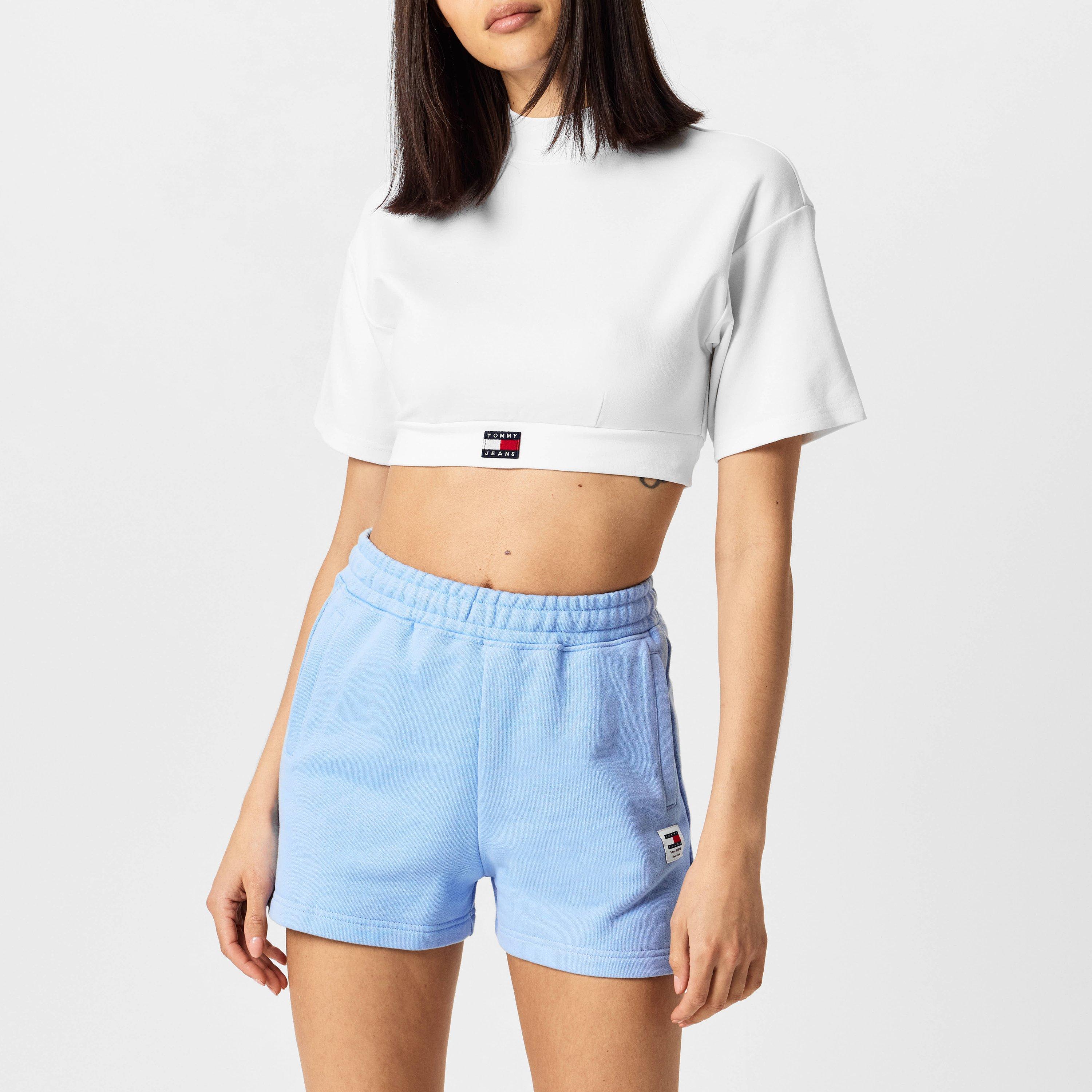 White - Tommy Jeans - Women's Mock Neck Crop Top - 3
