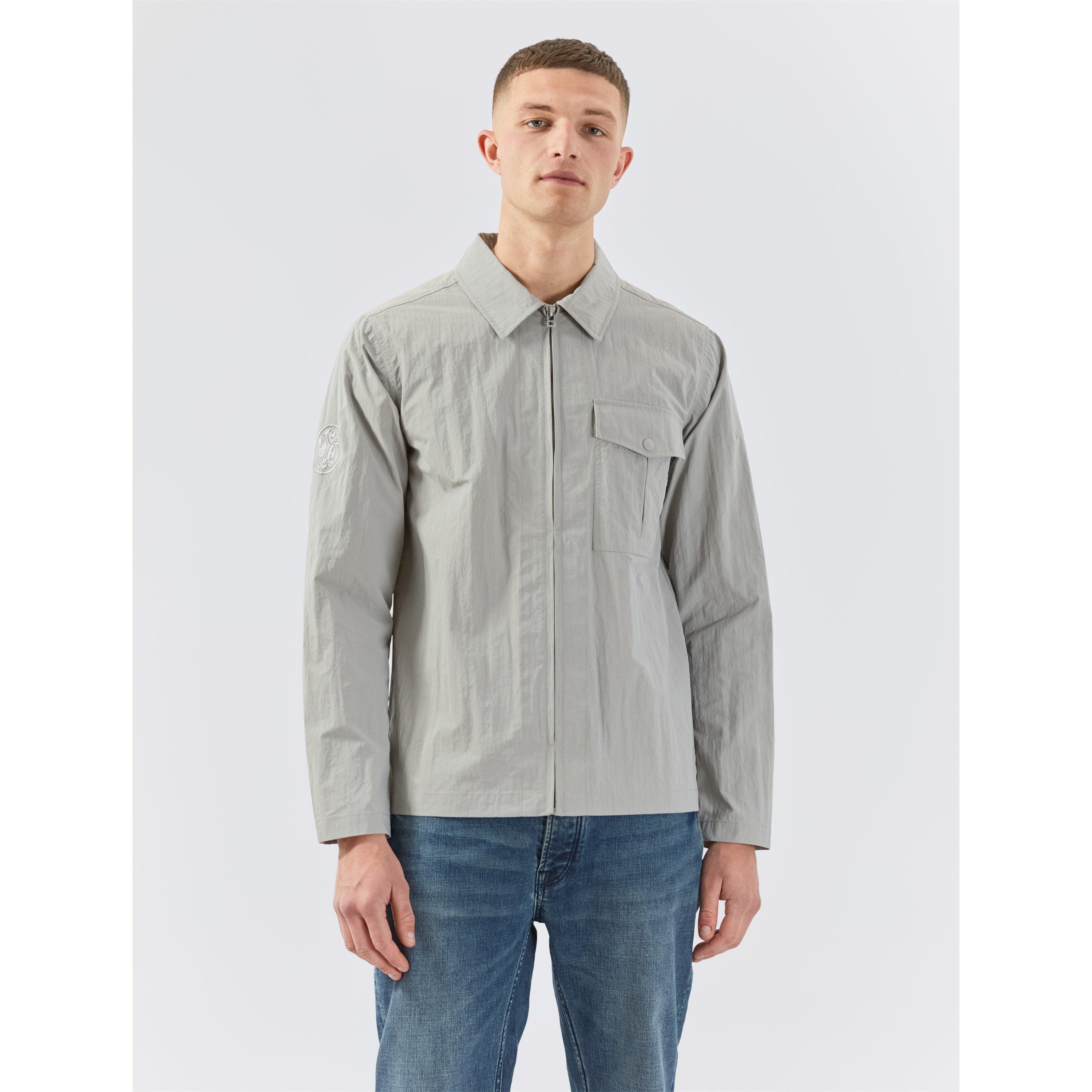 Grey - Pretty Green - Ridley Overshirt - 2
