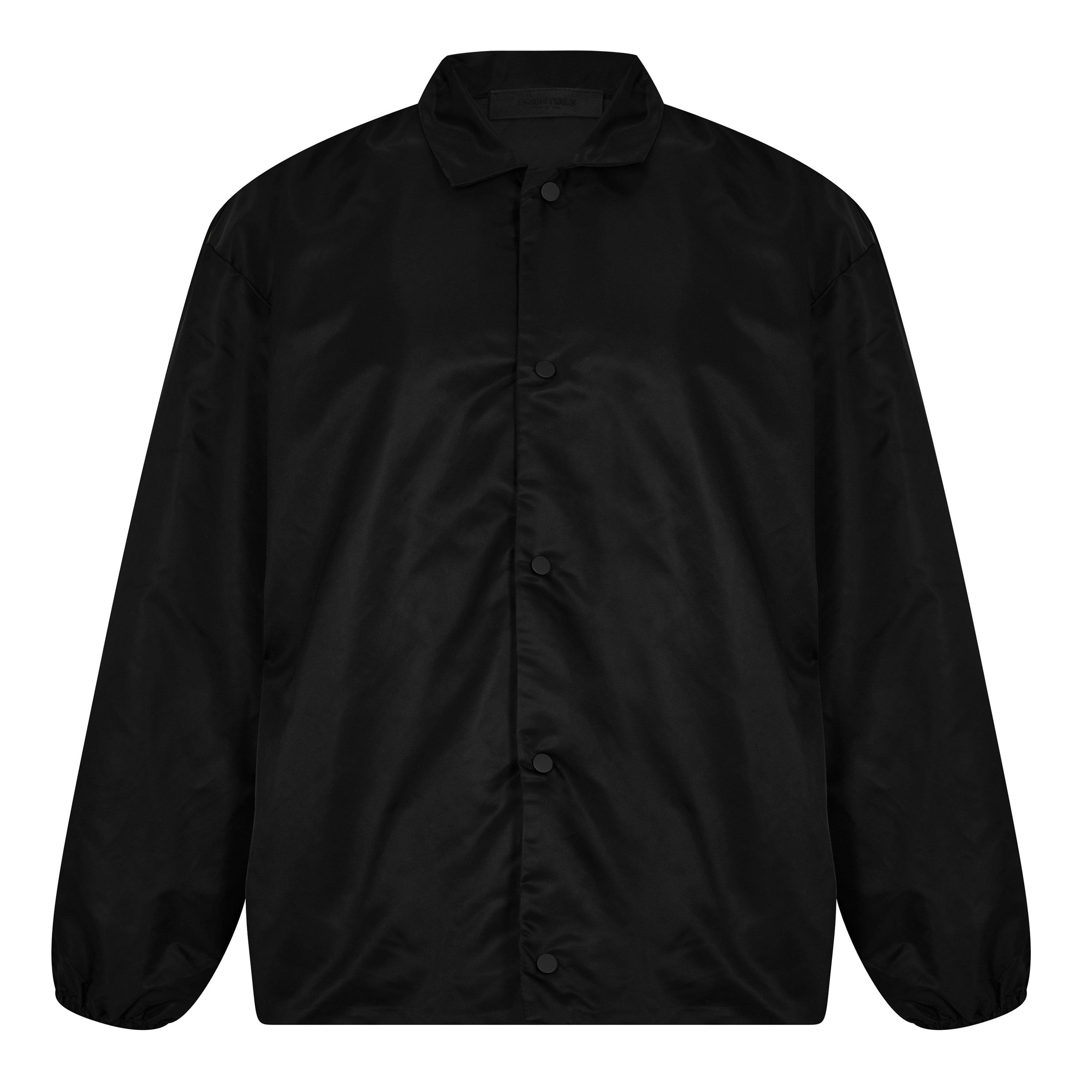 Black - Fear Of God Essentials - Coach Jacket - 5