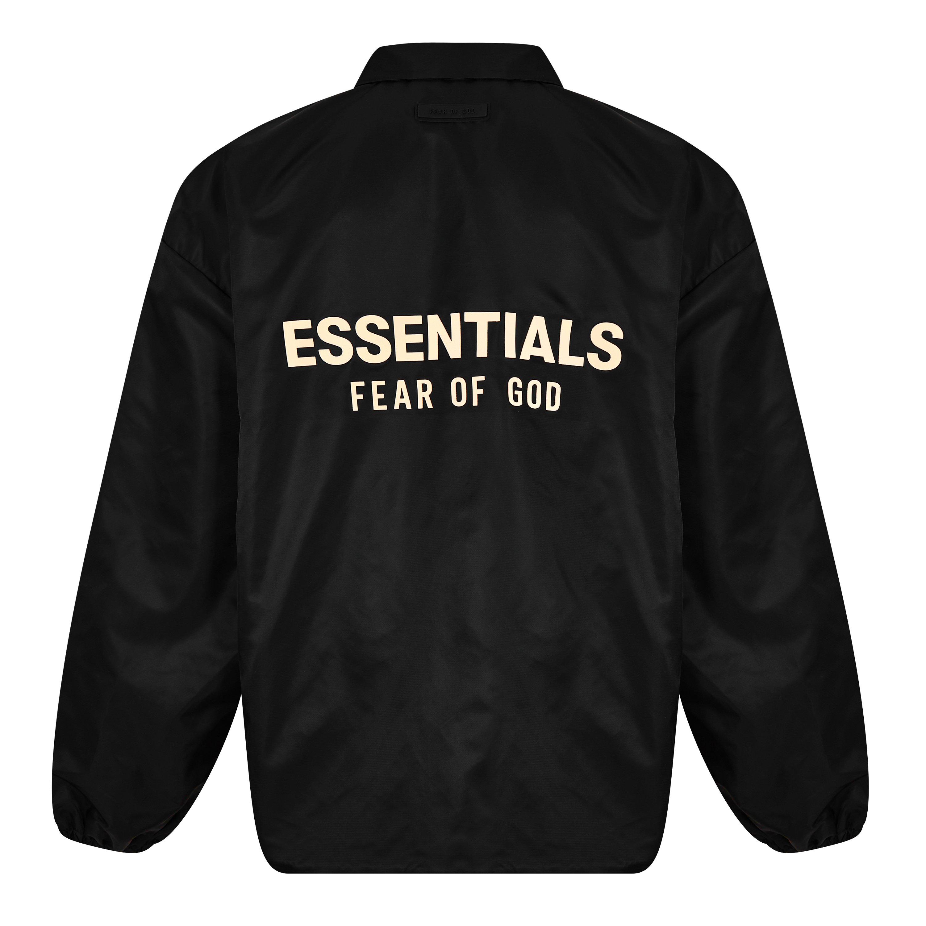 Black - Fear Of God Essentials - Coach Jacket - 6