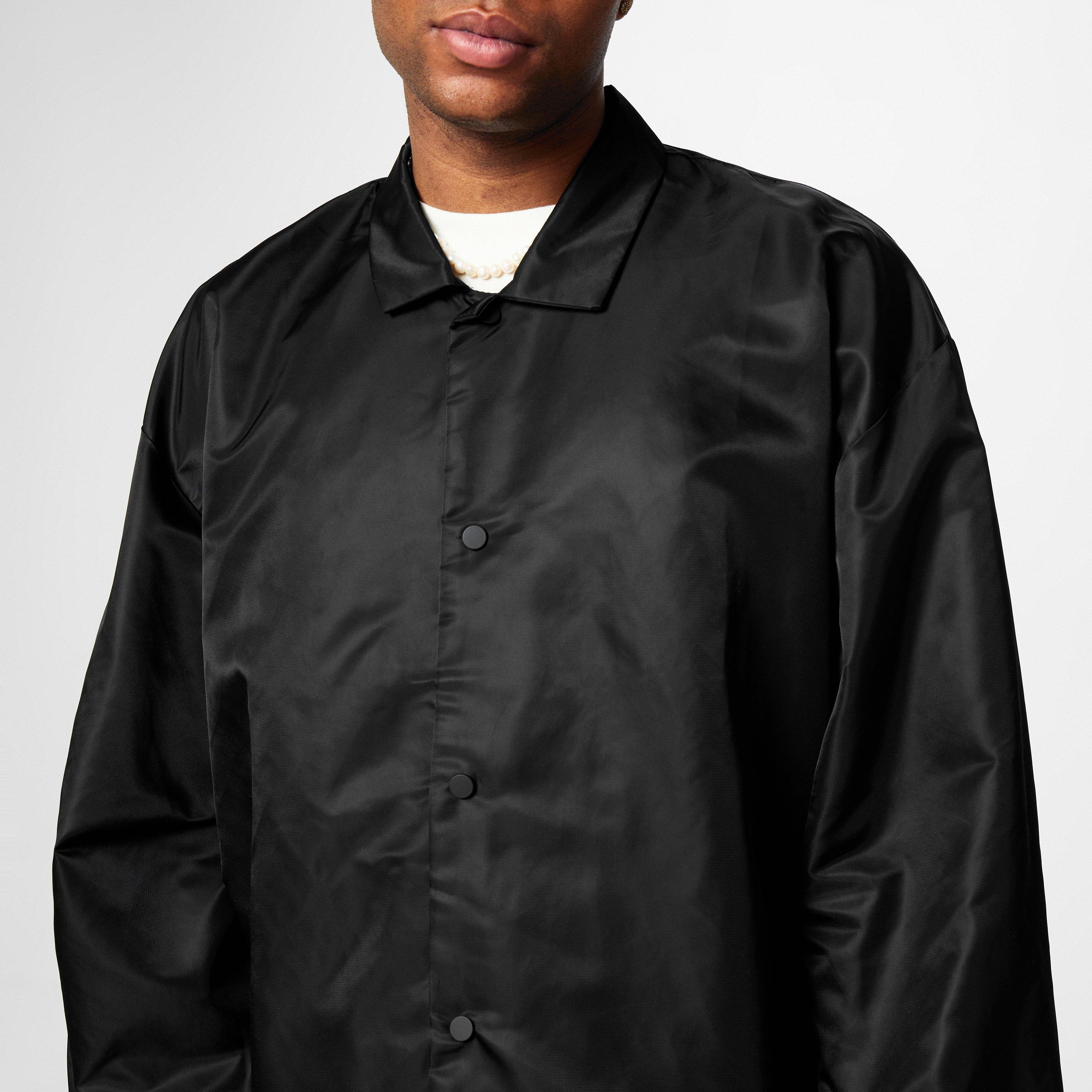 Black - Fear Of God Essentials - Coach Jacket - 3