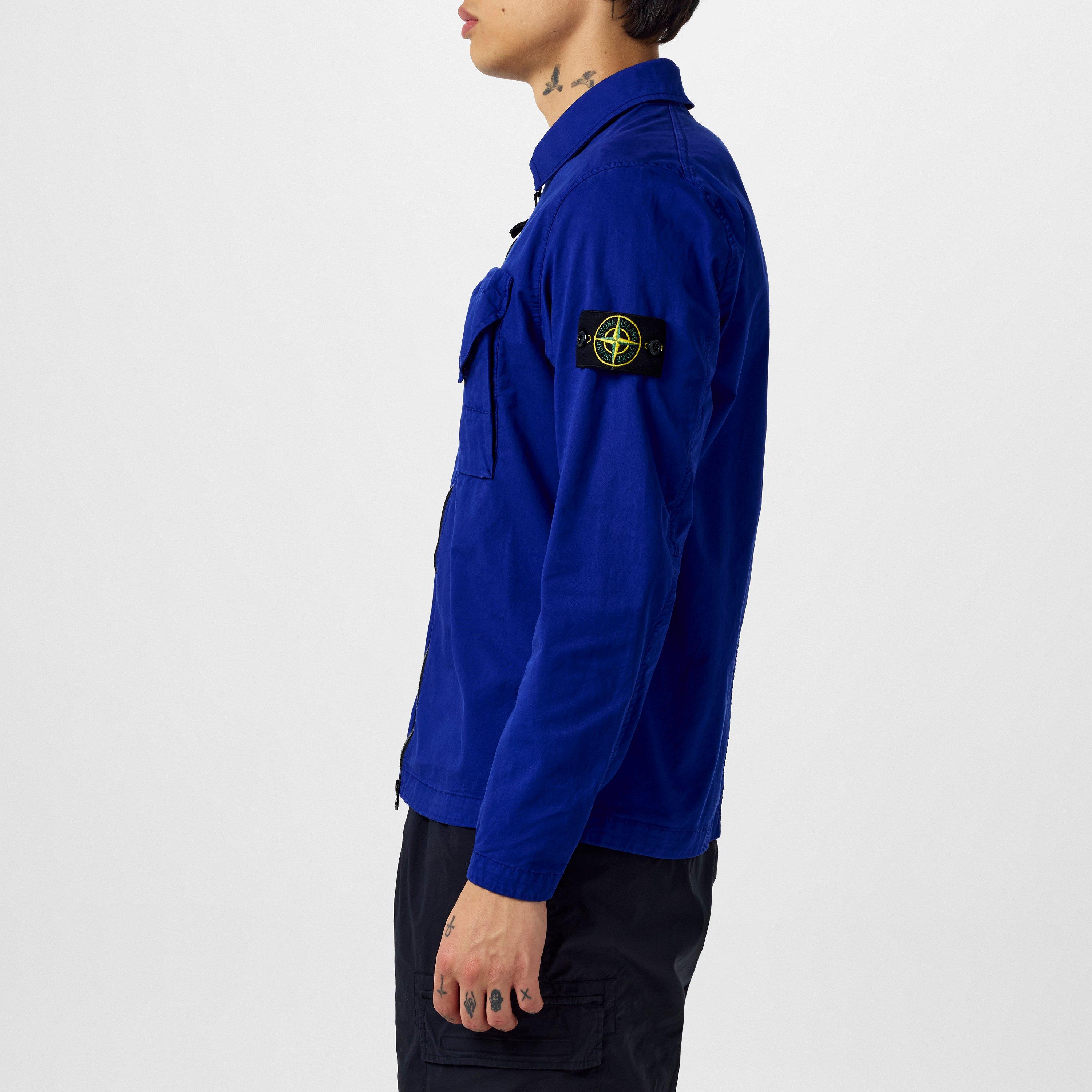 Bluette V0022 - Stone Island - Men's Bellows Cotton Mix Long Sleeve Overshirt - 2
