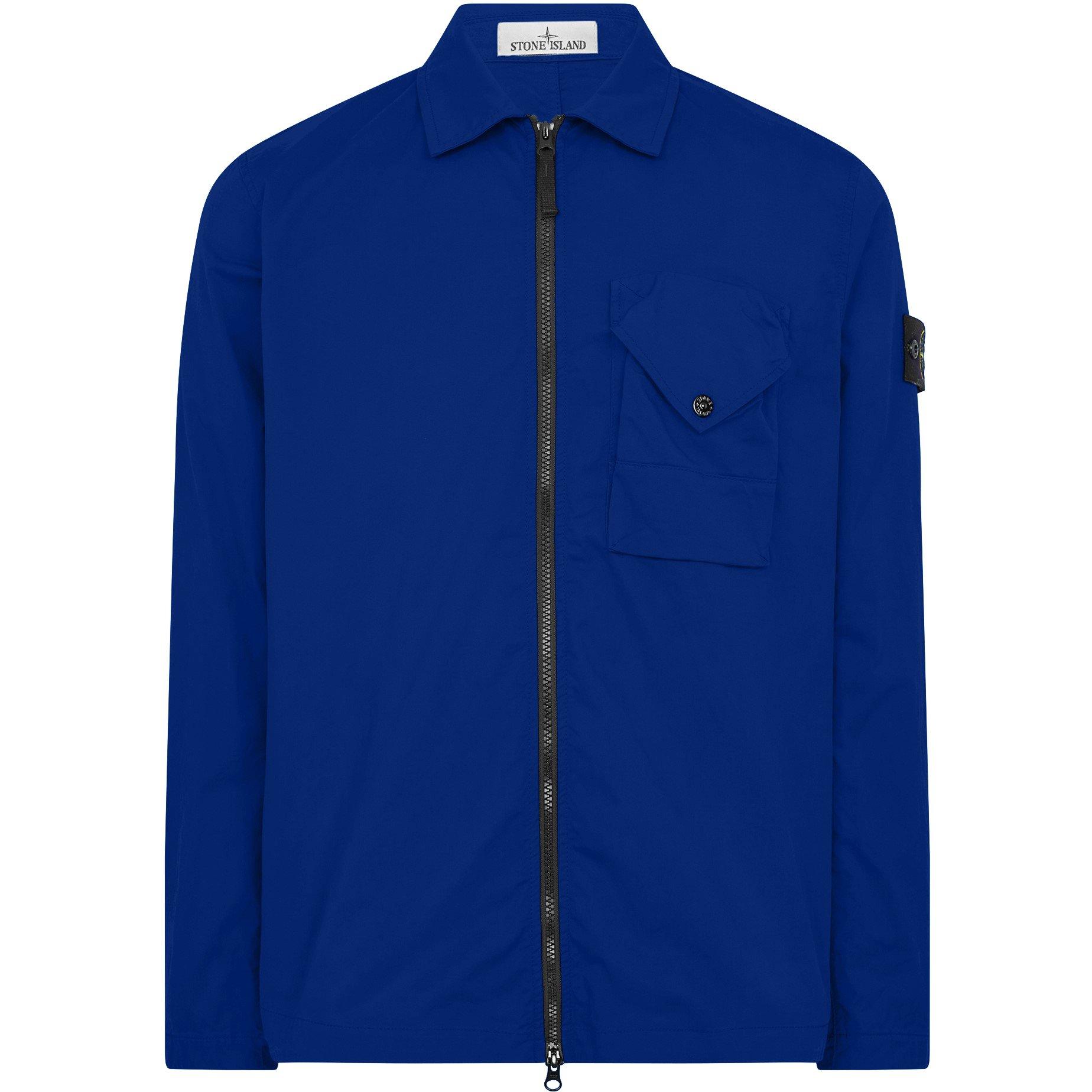 Bluette V0022 - Stone Island - Men's Bellows Cotton Mix Long Sleeve Overshirt - 5