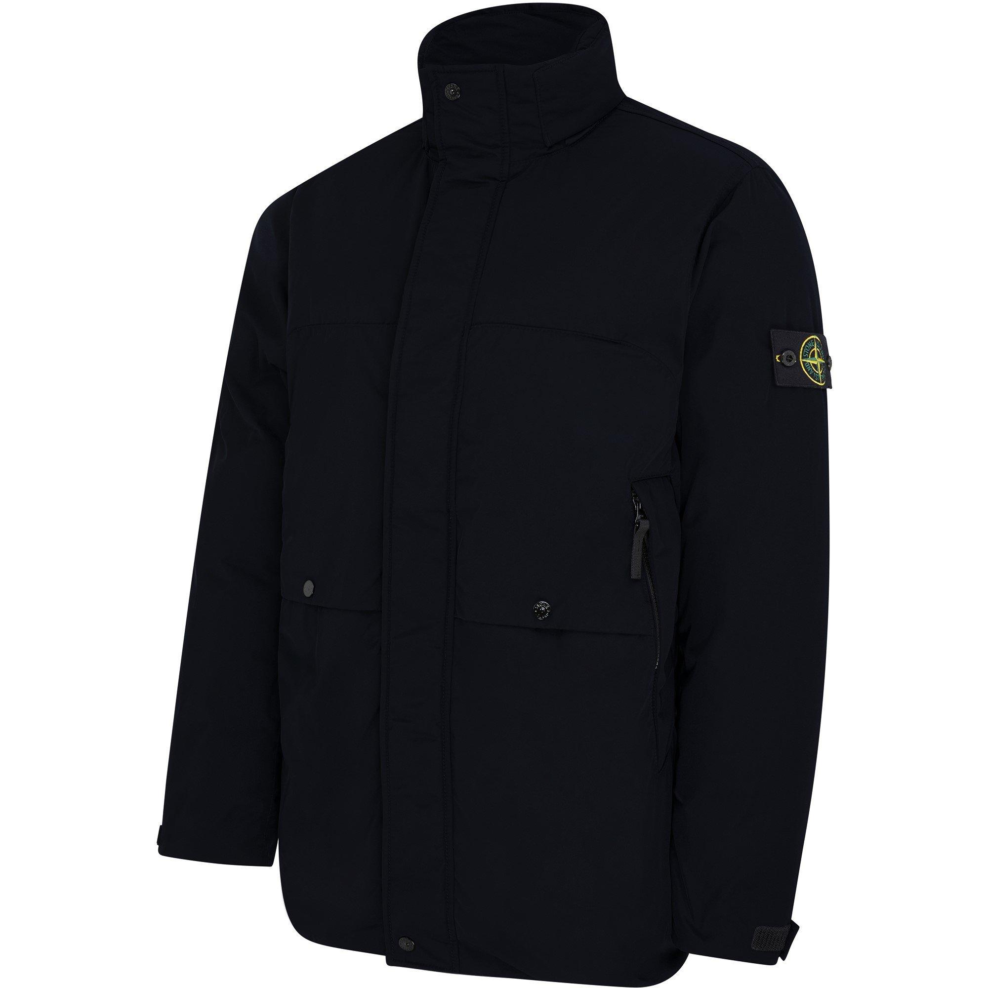 95aw/STONE ISLAND/LINER PUFF JKT/BLK/M