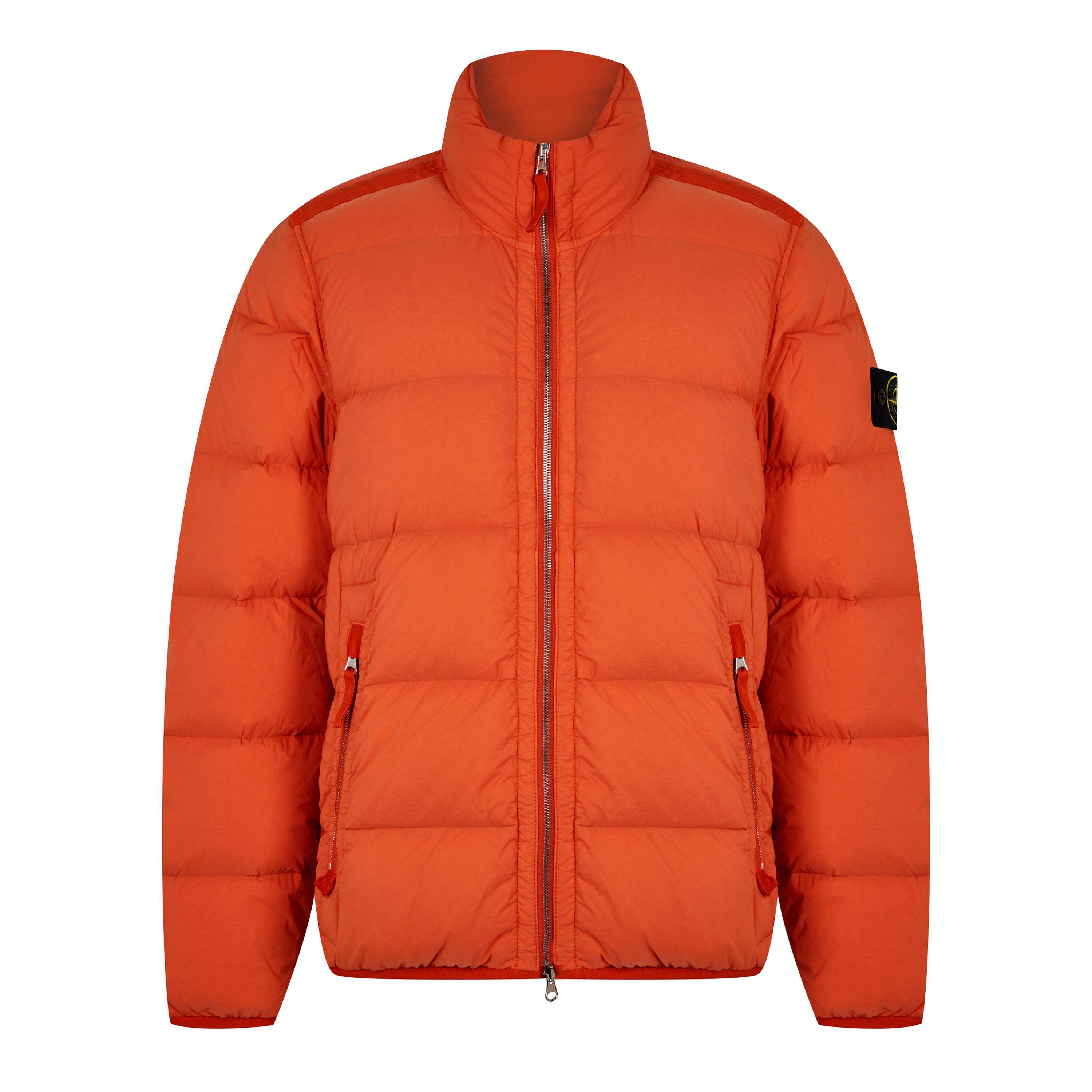 Stone Island Seamless Tunnel Down Jacket Short Puffer Jackets Cruise Fashion