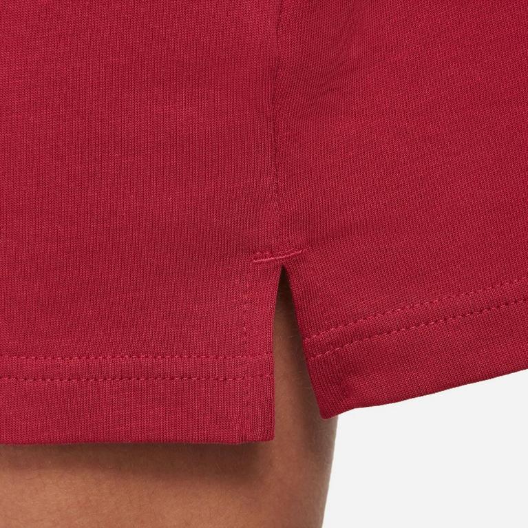 Noble Red/White - Nike - Sportswear Futura Junior Girls T Shirt Dress - 5