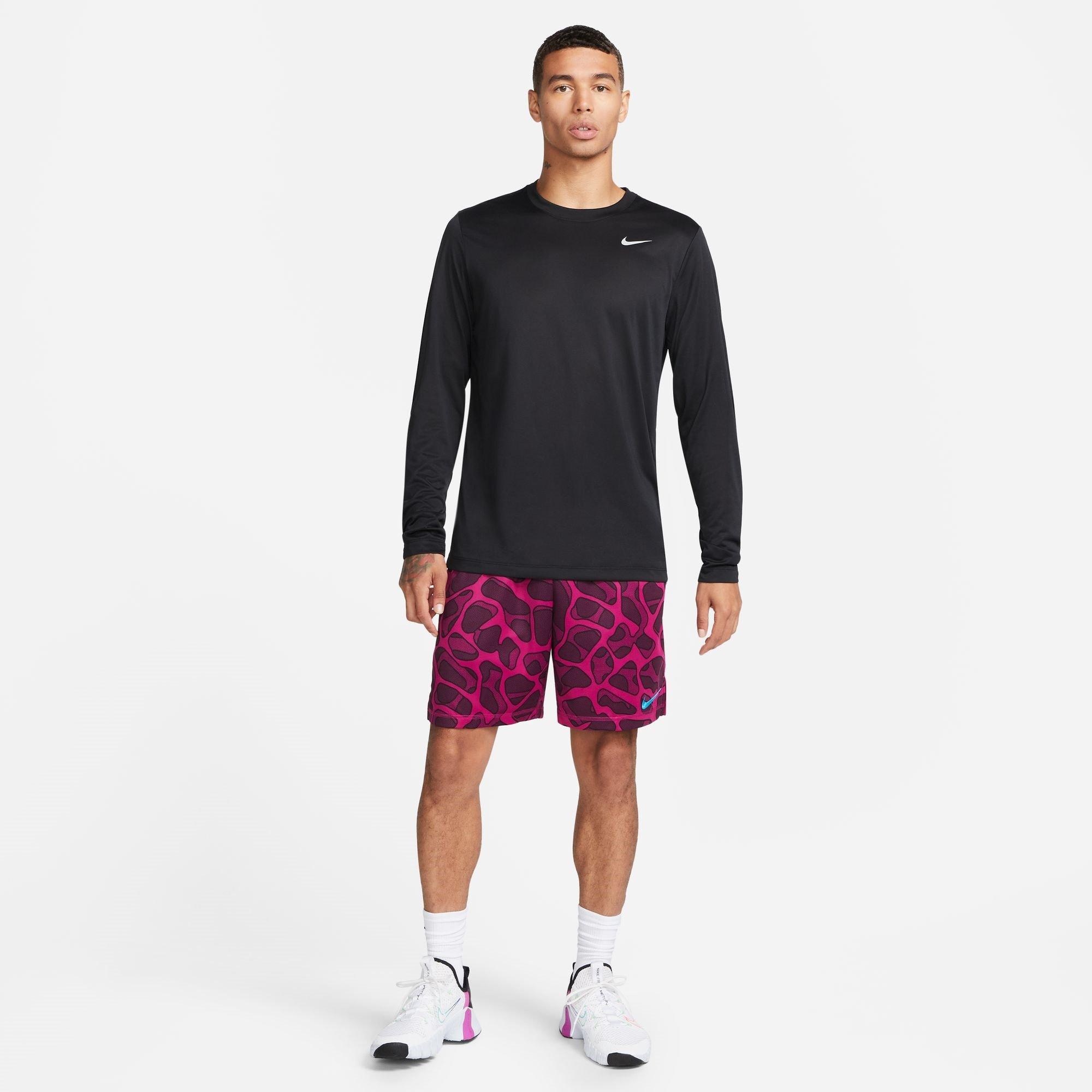 Zwart/Zilver - Nike - Tee Legend Long Sleeve - 6