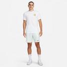 Blanc - Nike - Boyfriend Crop Plaid Flannel Shirt - 5