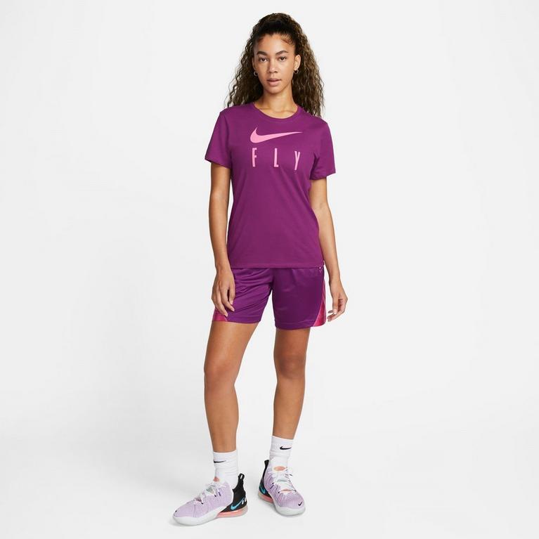 Vitech/Pinksicl - Nike - Dri-FIT ISoFly Women's Basketball Shorts - 6