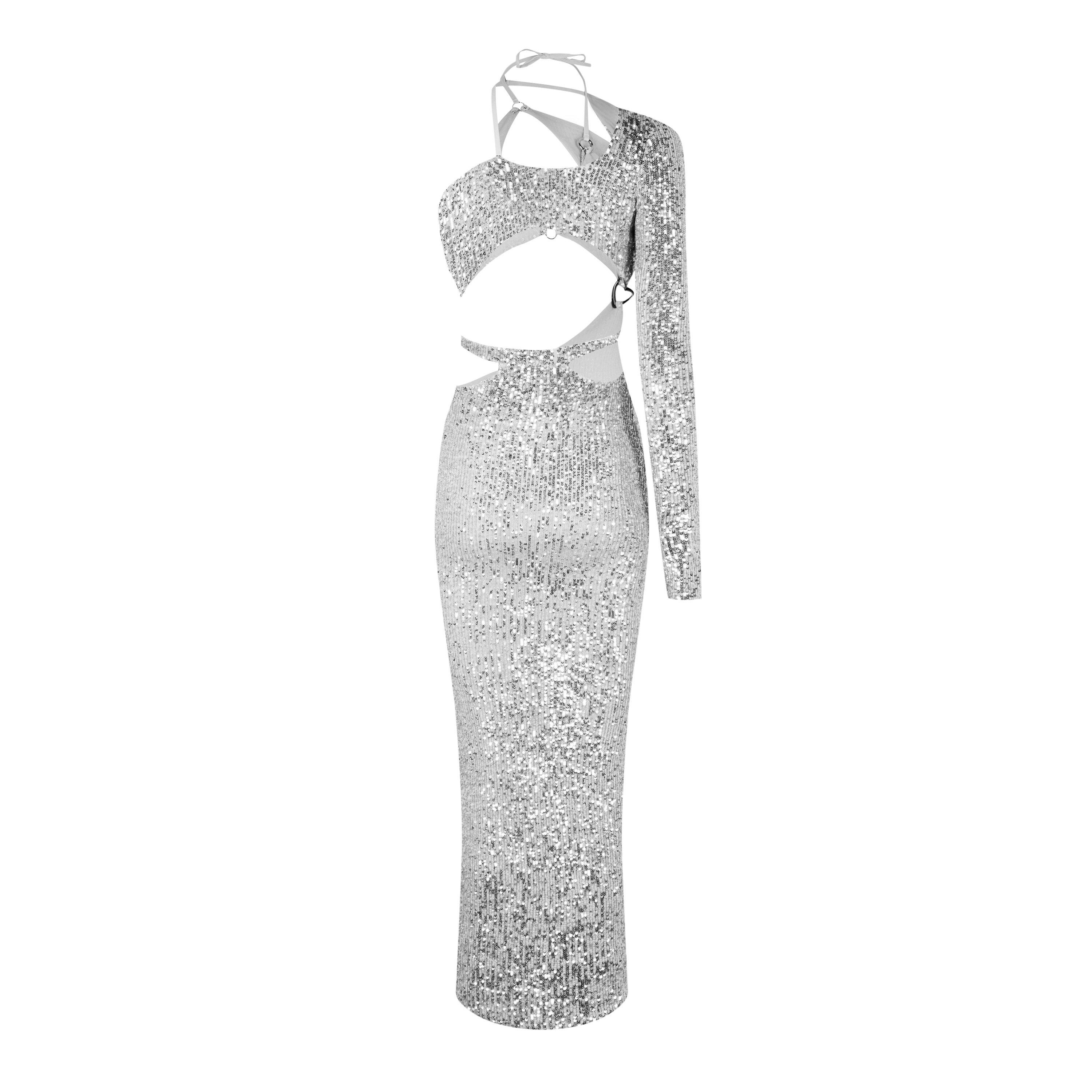 Silver - Roberta Einer - Women's Banu Mini Dress - 5