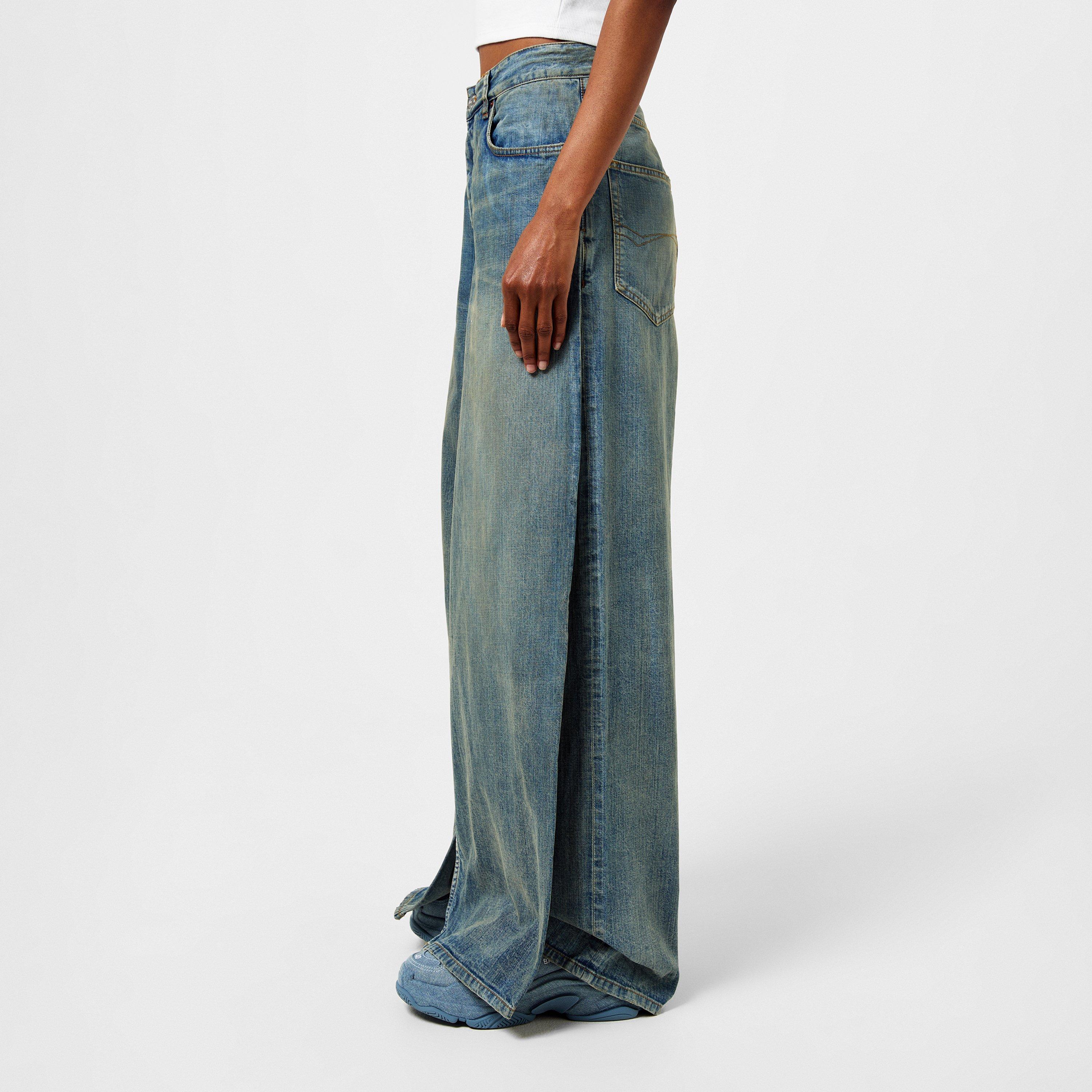 Blonde Ring - Balenciaga - Double Front Effect Denim Jeans - 2