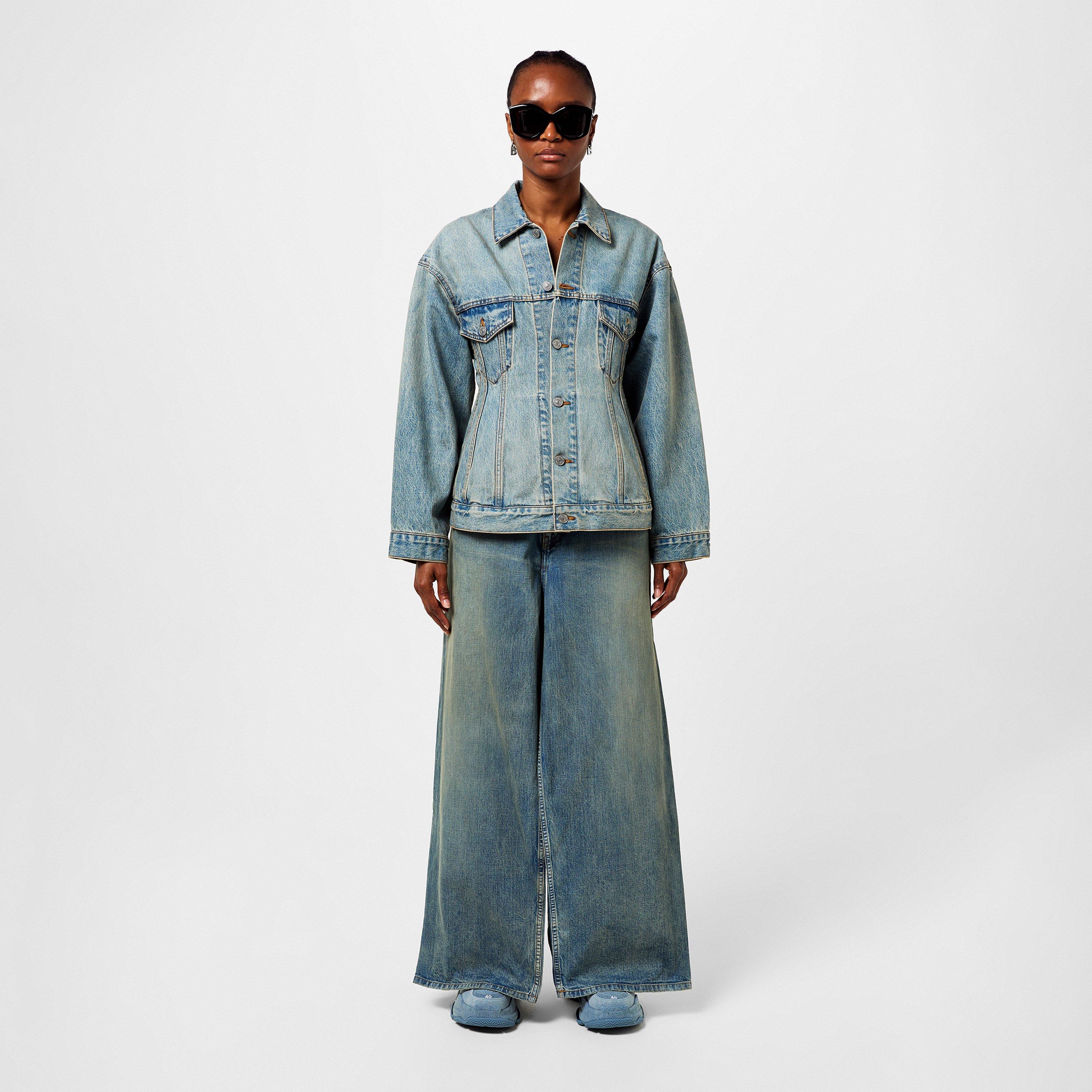Blonde Ring - Balenciaga - Double Front Effect Denim Jeans - 5