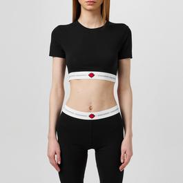 DSquared2 Logo Crop Top