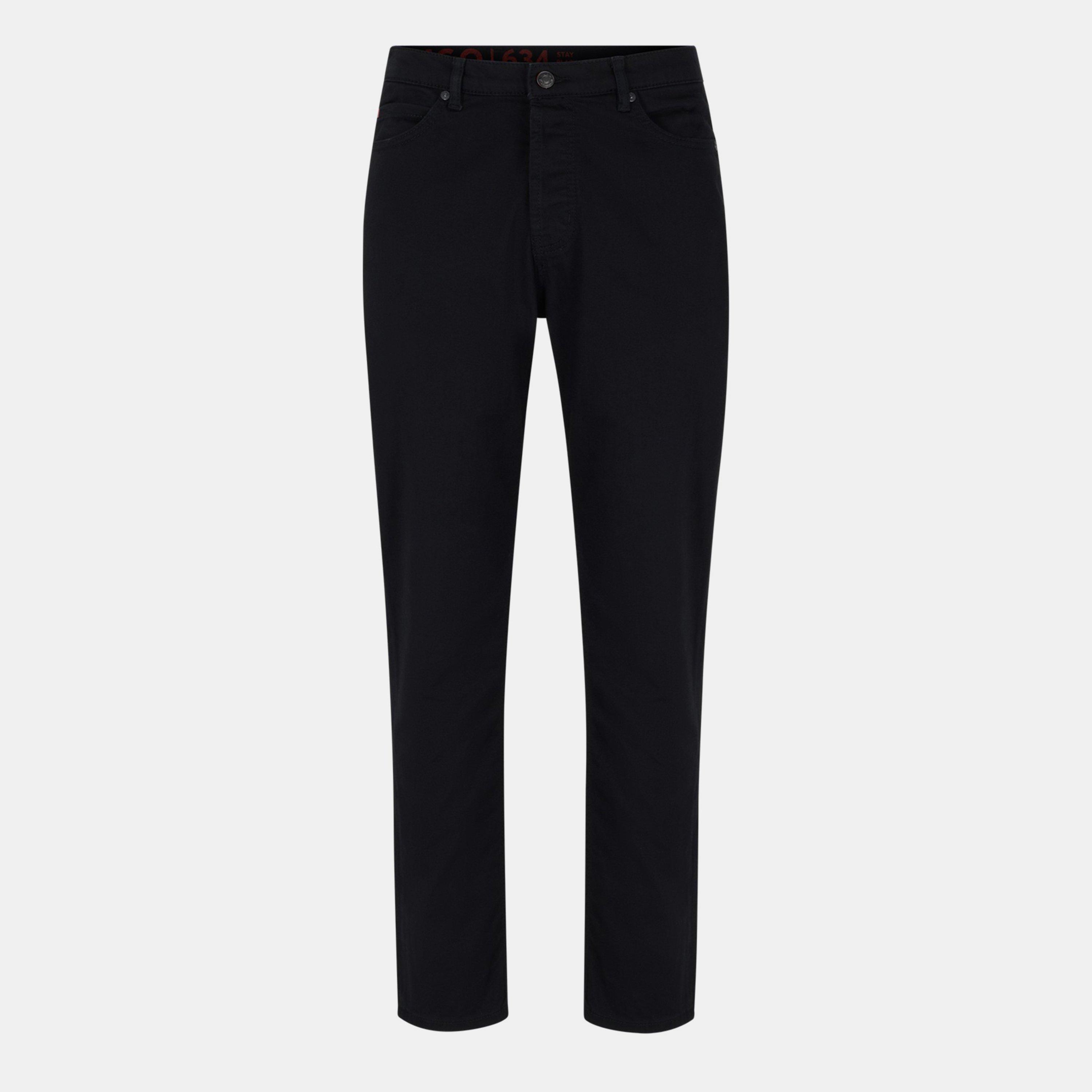 Black 001 - Hugo - 634  Tapered Denim Jeans - 1