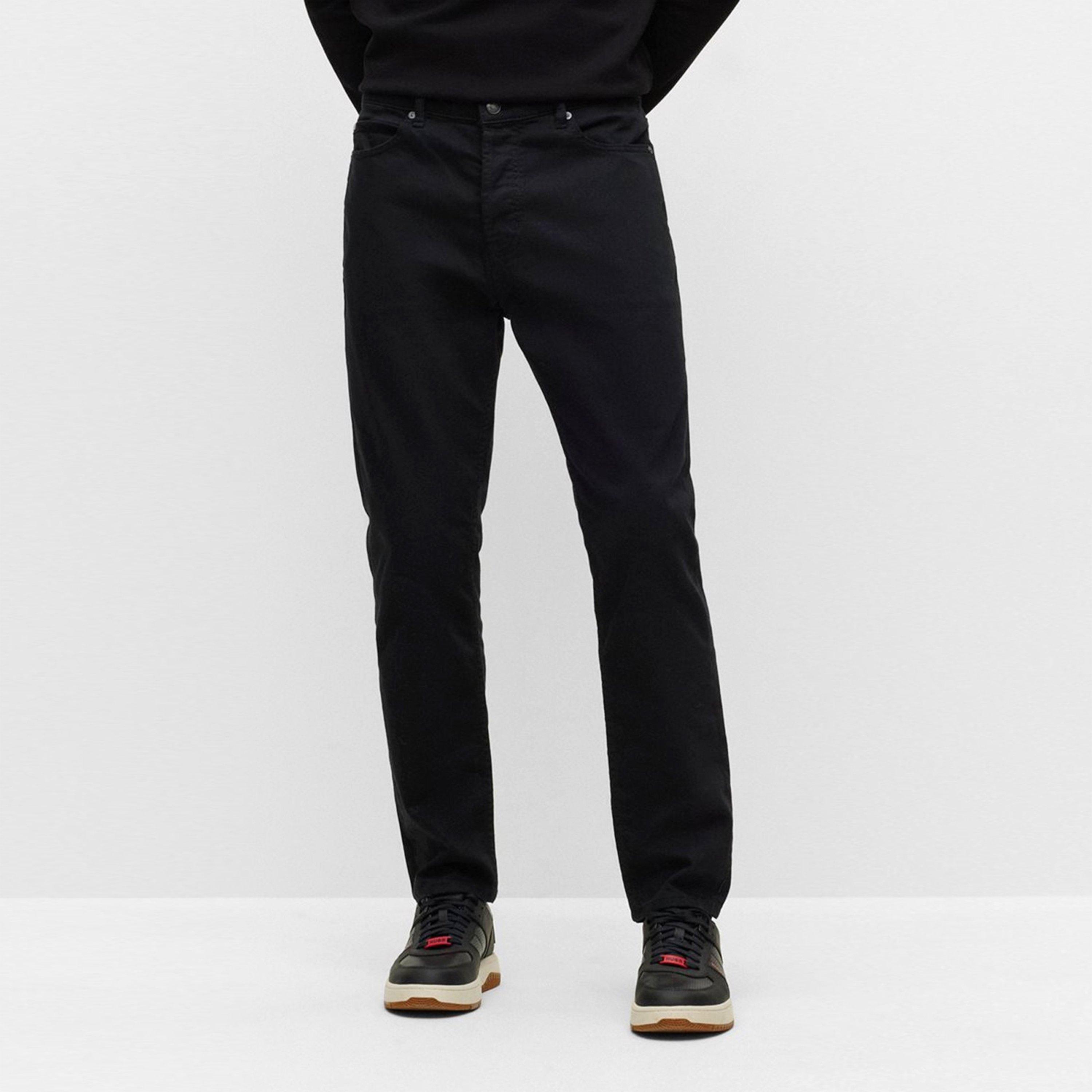 Black 001 - Hugo - 634  Tapered Denim Jeans - 2