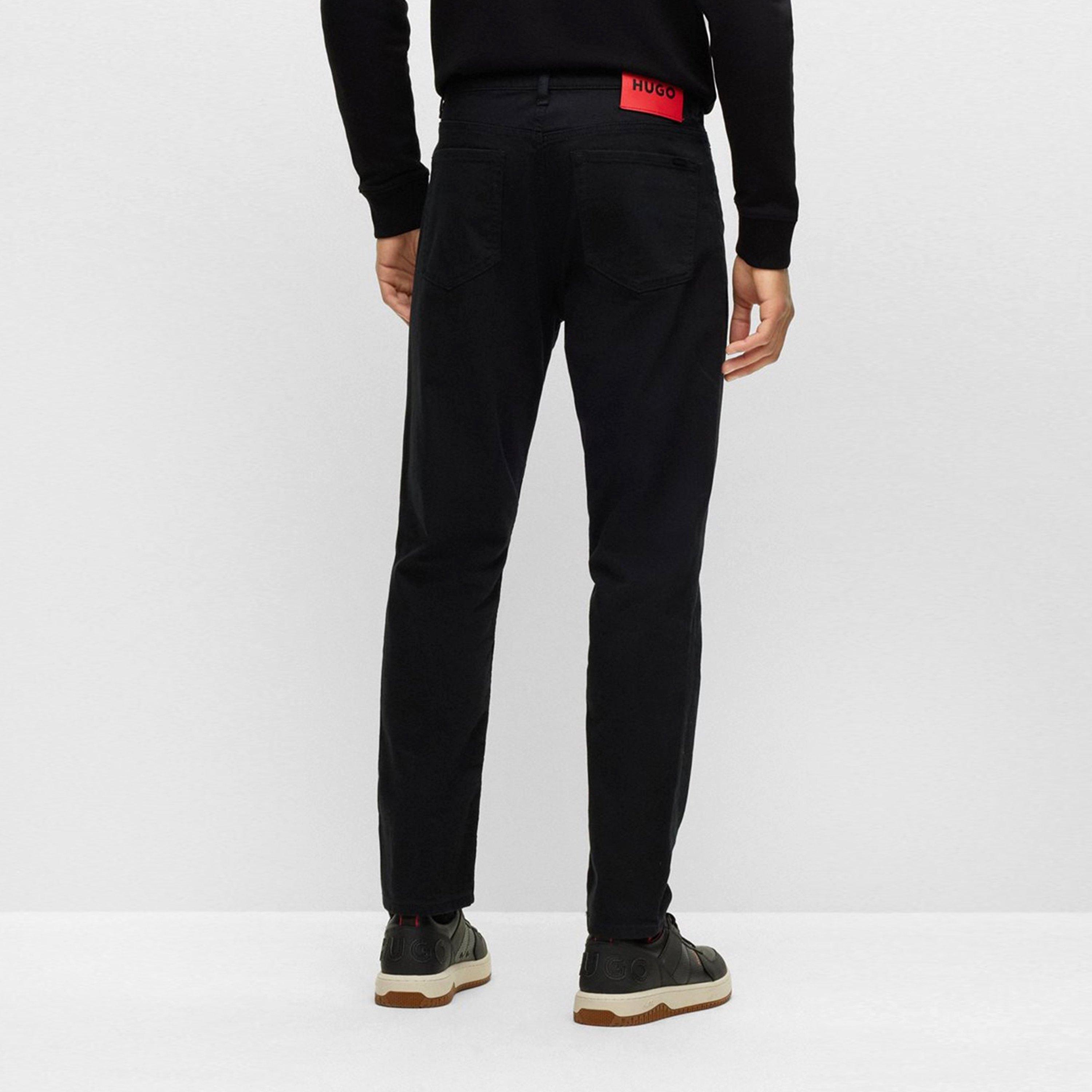 Black 001 - Hugo - 634  Tapered Denim Jeans - 3