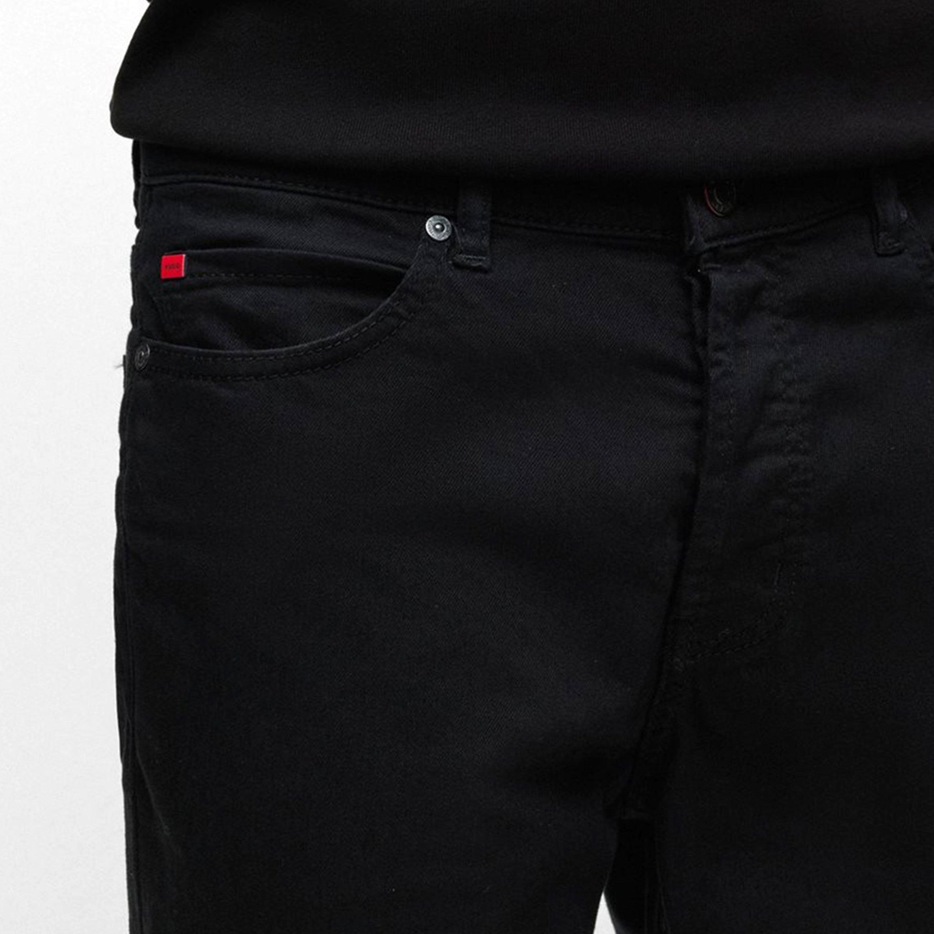 Black 001 - Hugo - 634  Tapered Denim Jeans - 4