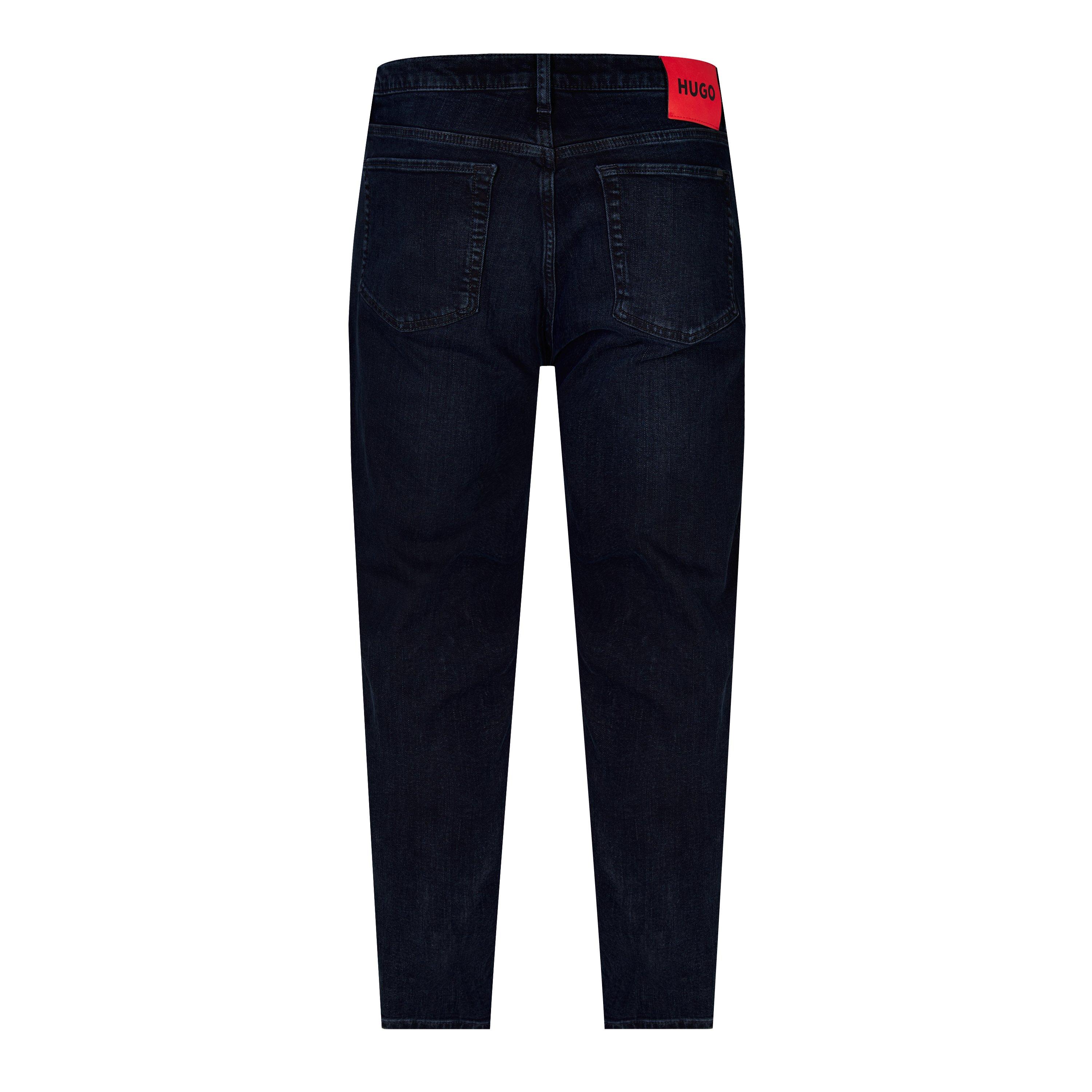 Navy 410 - Hugo - 634  Tapered Denim Jeans - 2