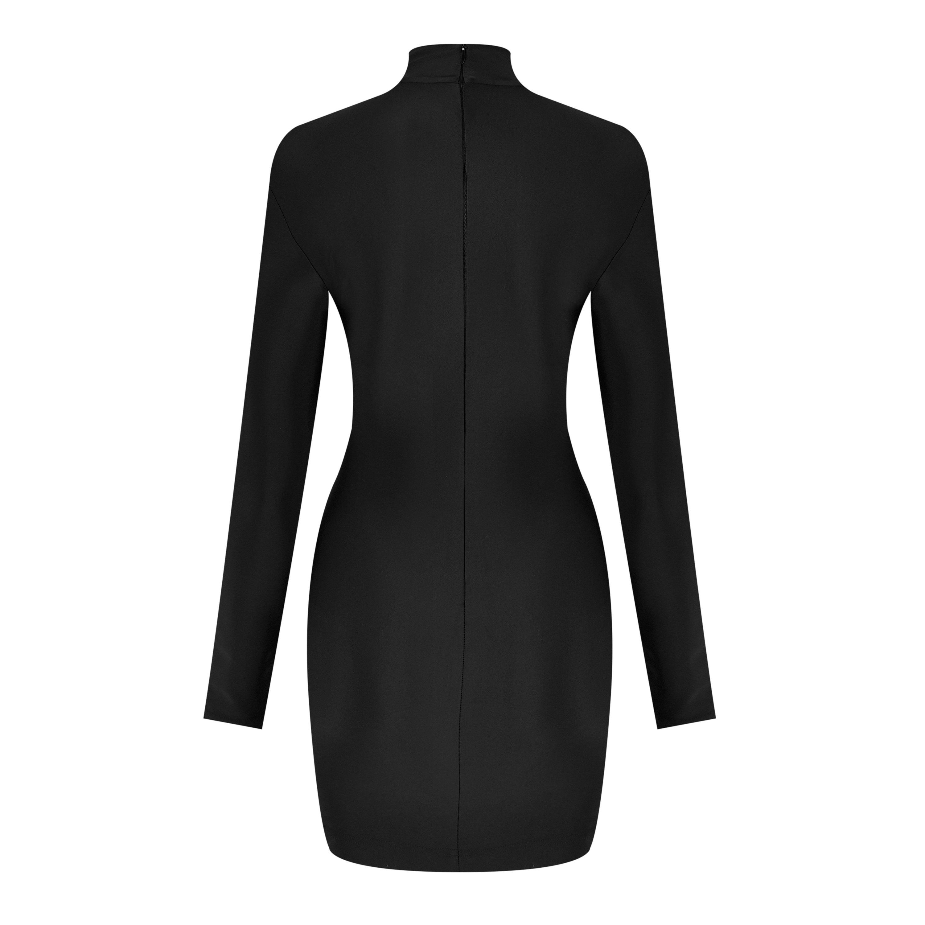 Black - Balenciaga - X Adidas 3-Stripes Mini Dress - 5