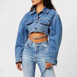 Jacquemus Le Haut De Nimes Cropped Denim Jacket