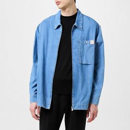 Lanvin Zip Denim Overshirt