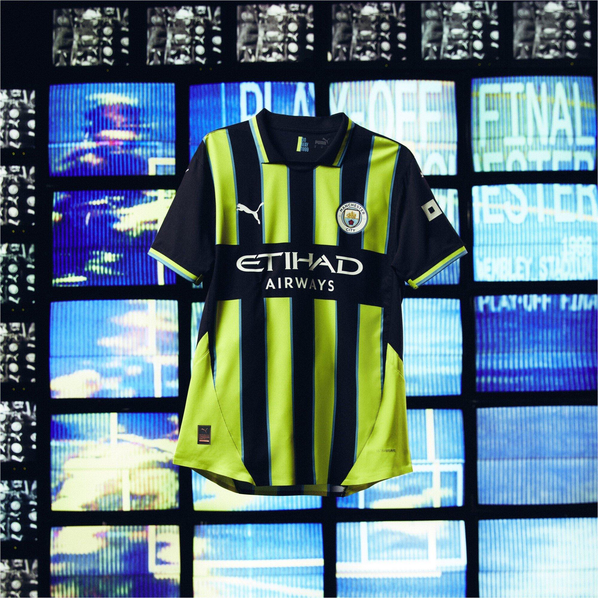 Navy/Yell Glow - Puma - Manchester City Away Shirt 2024 2025 - 8